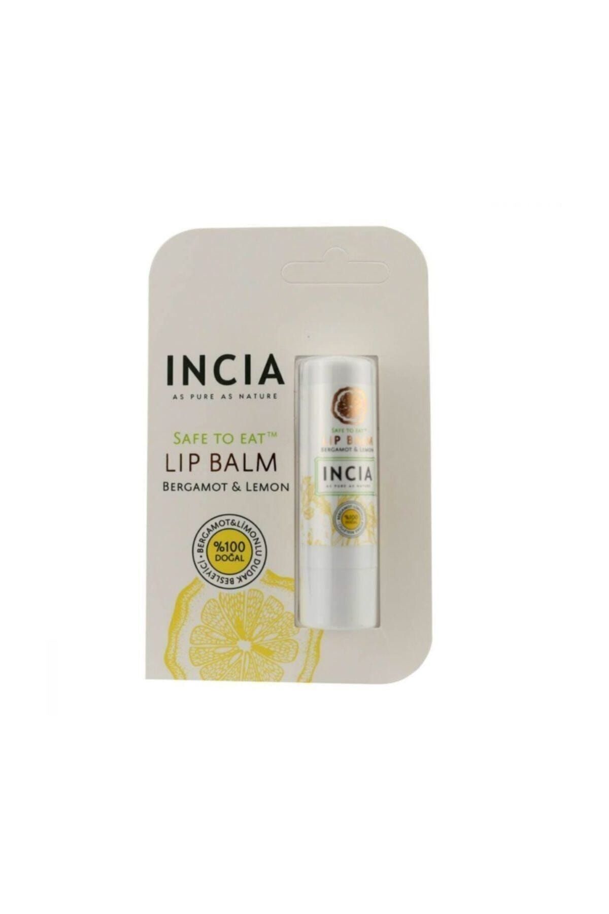 Incia Lip Balm Bergamot Ve Limonlu Dudak Besleyici 6 Gram