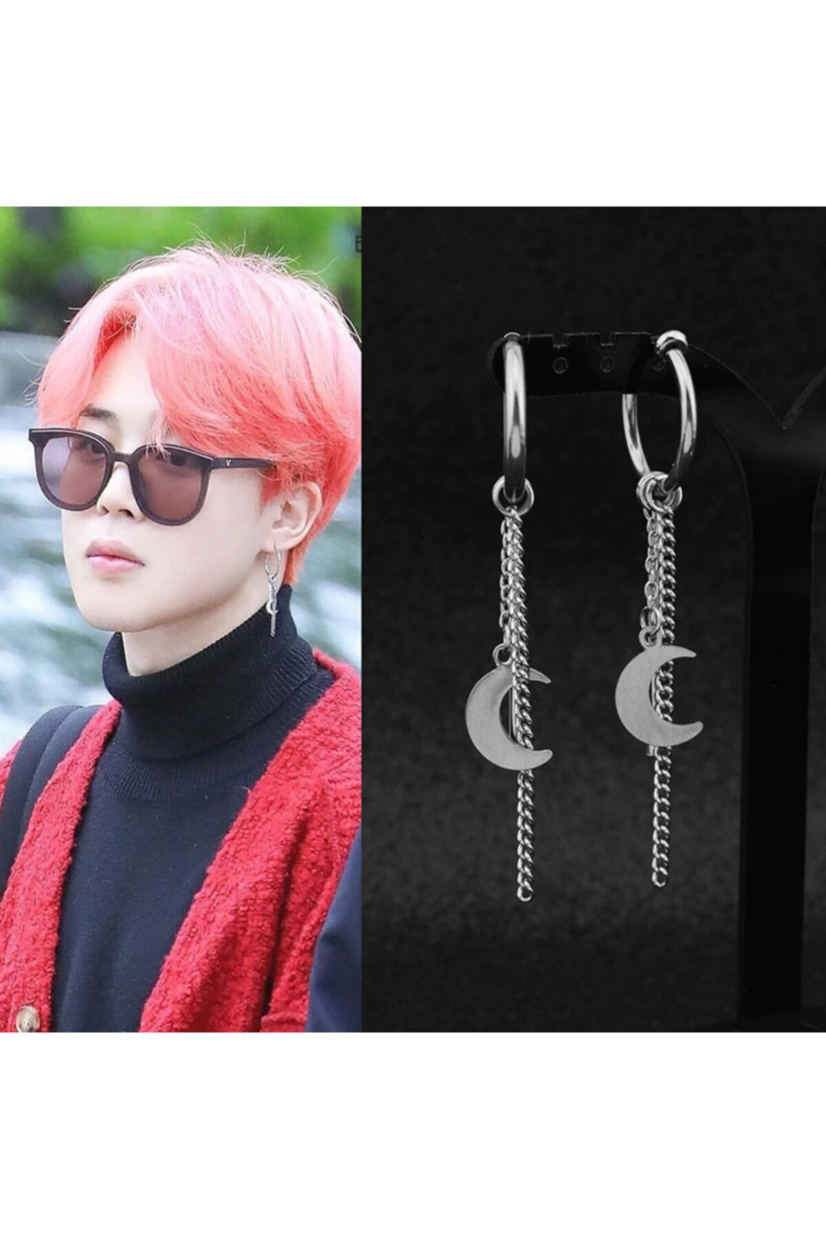 Kpop Dünyasi Bts '' Jimin '' Küpe 2
