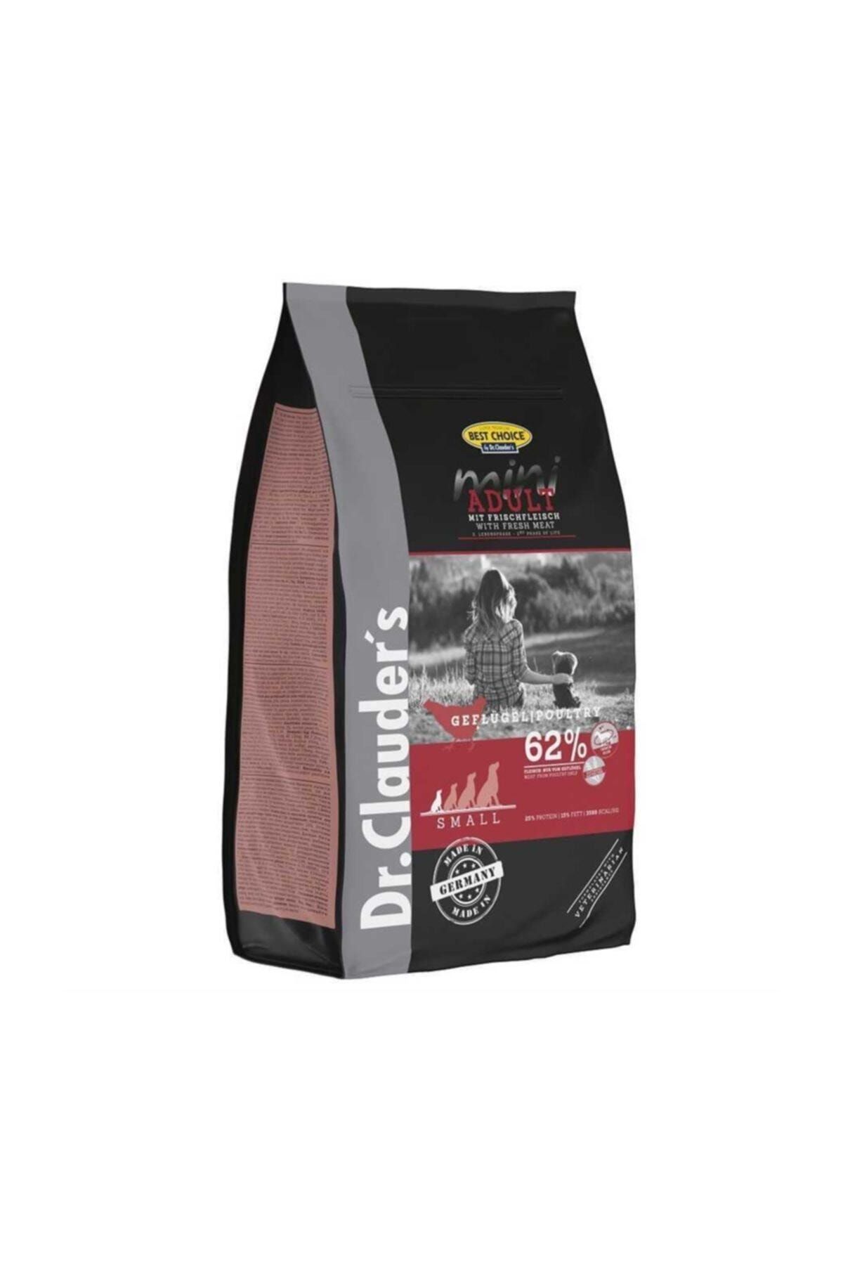 Dr. Clauder Mini Adult Glutensiz Tavuklu Küçük Irk Yetişkin Köpek Maması 2 kg