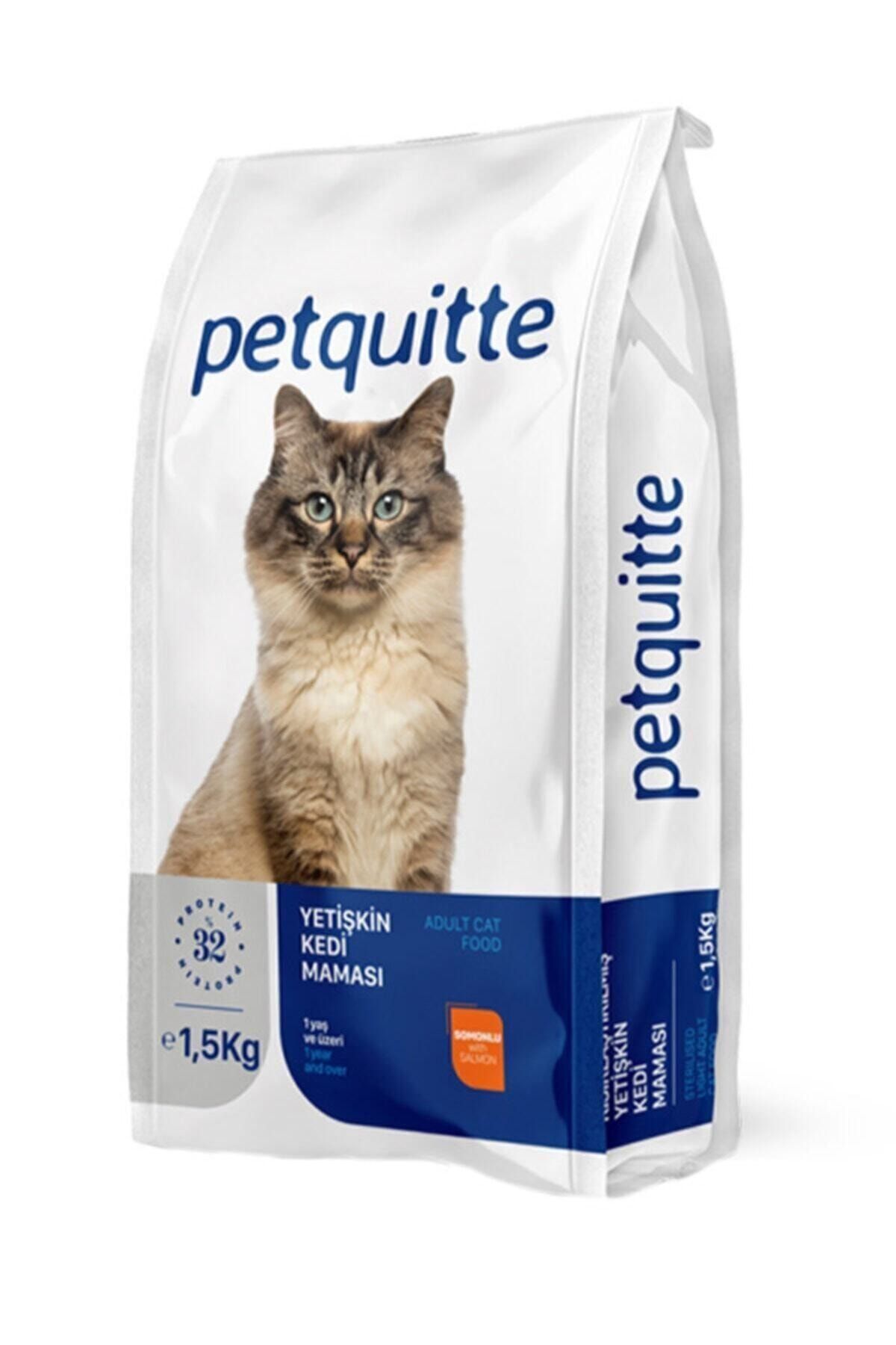 Petquitte Somonlu Yetişkin Kedi Maması 1,5 kg