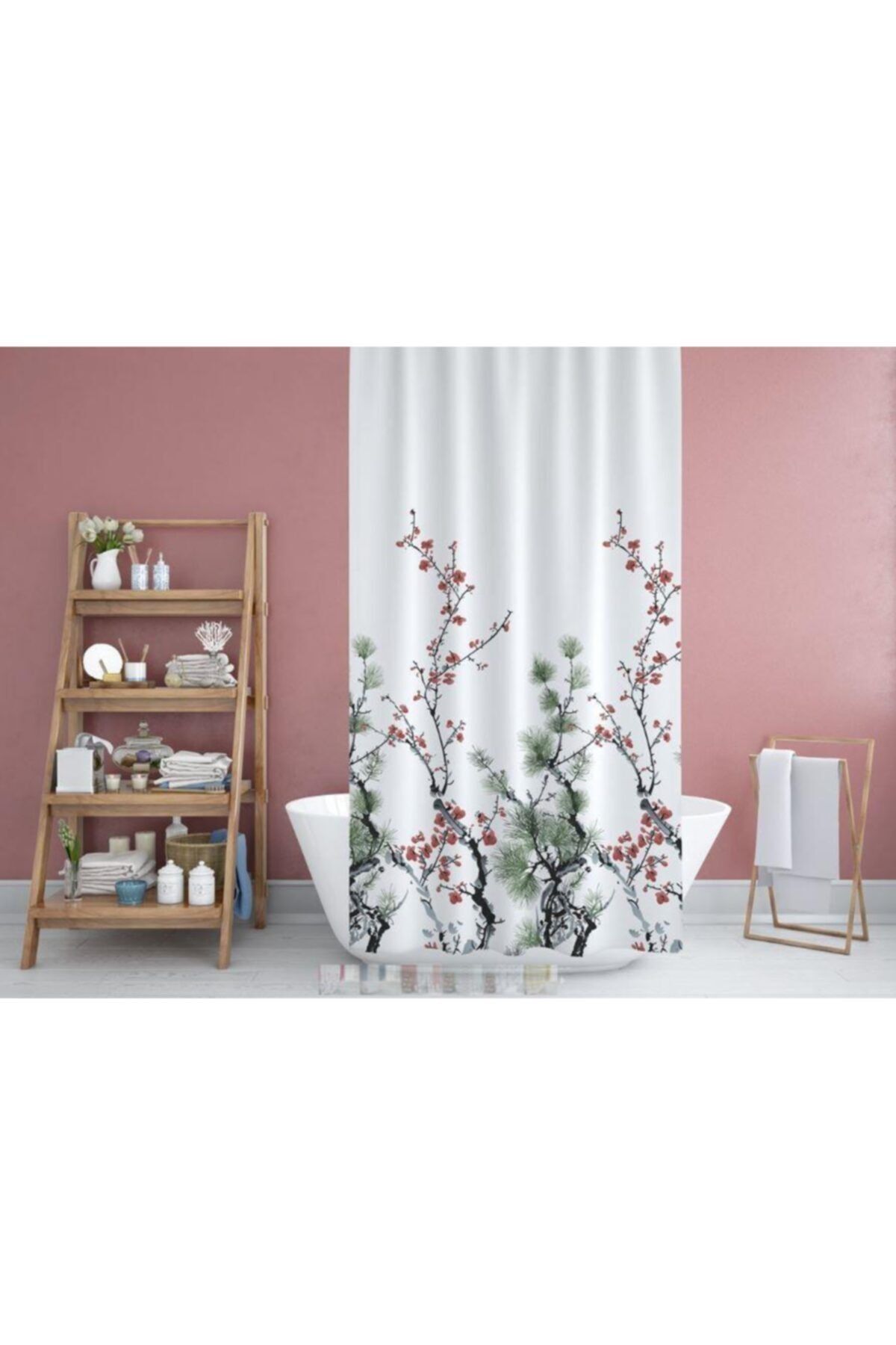Zethome Jackline Banyo Duş Perdesi 7766 Çift Kanat 2x120x200