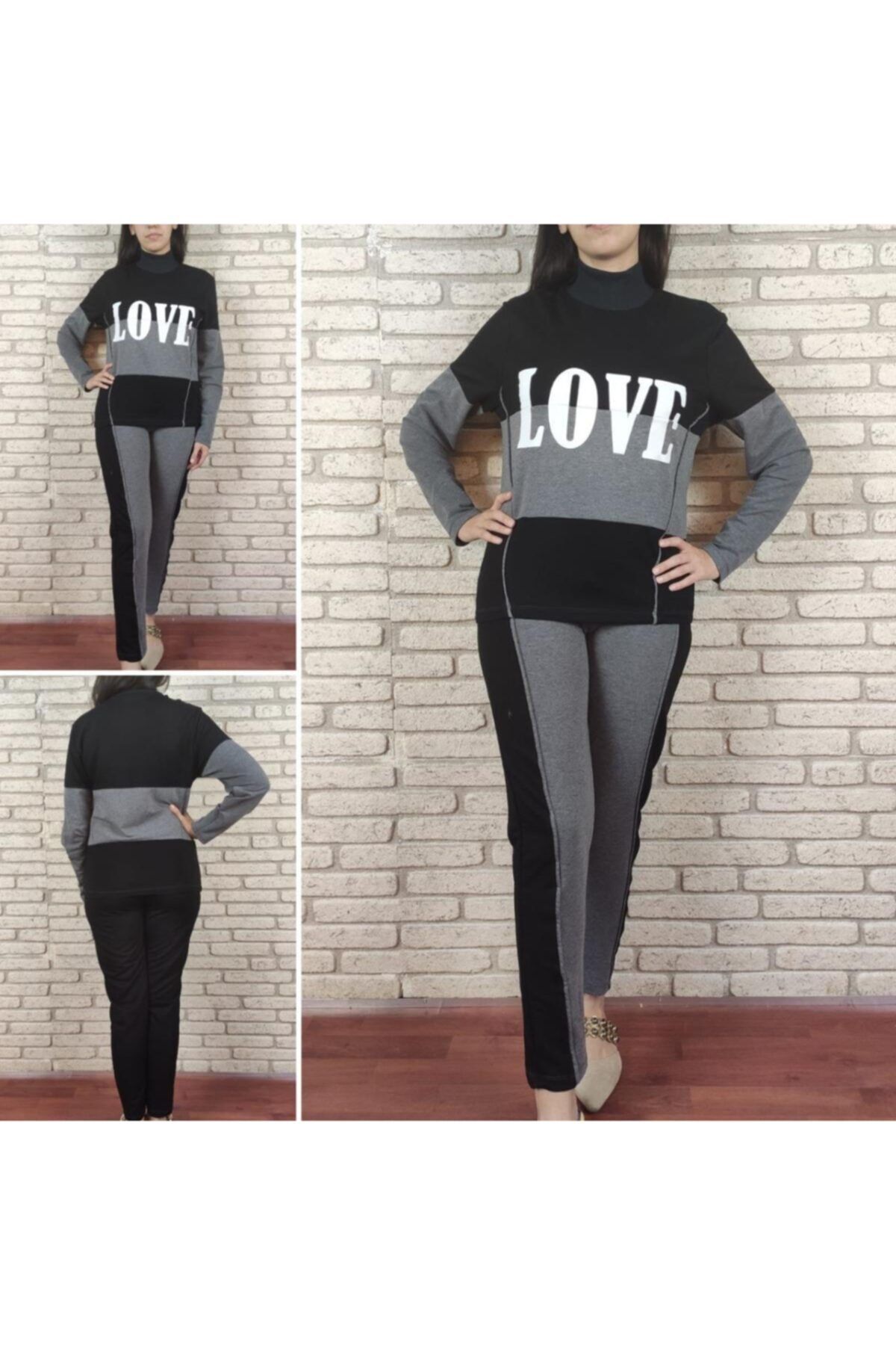 Arya Moda Janes Love Baskılı Takım