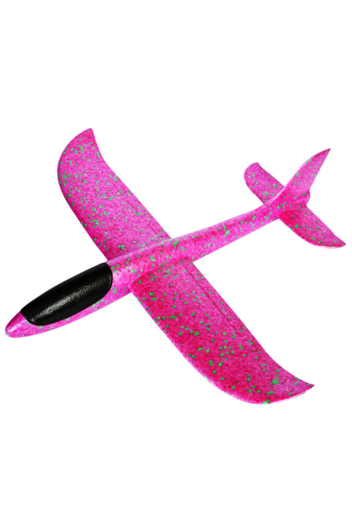 Aksh Epp Silikonlu Köpük Planör Uçak Çocuk Eğitici Model Oyuncak Pembe