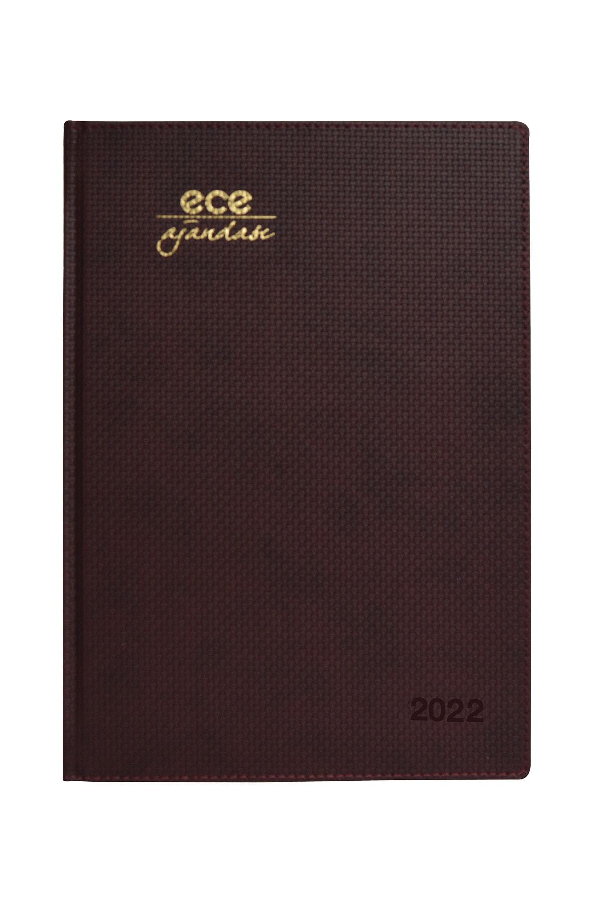 Ece Ajanda Sı - 2022 Sahil Koleksiyonu - Çeşme 19,5x28 Bordo