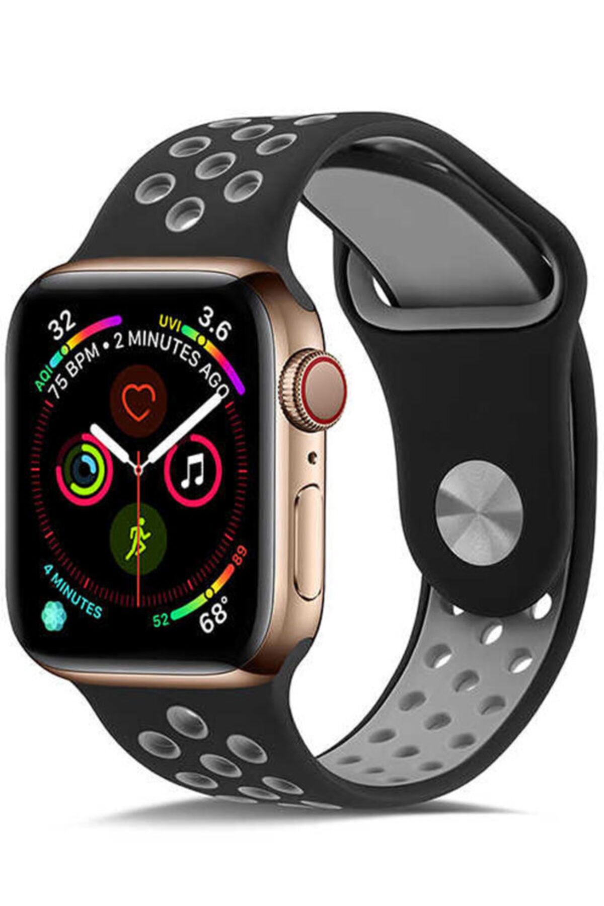Apple Watch Series 7 42 44 45 mm Delikli Spor Dream Kordon No1 Ve Socket