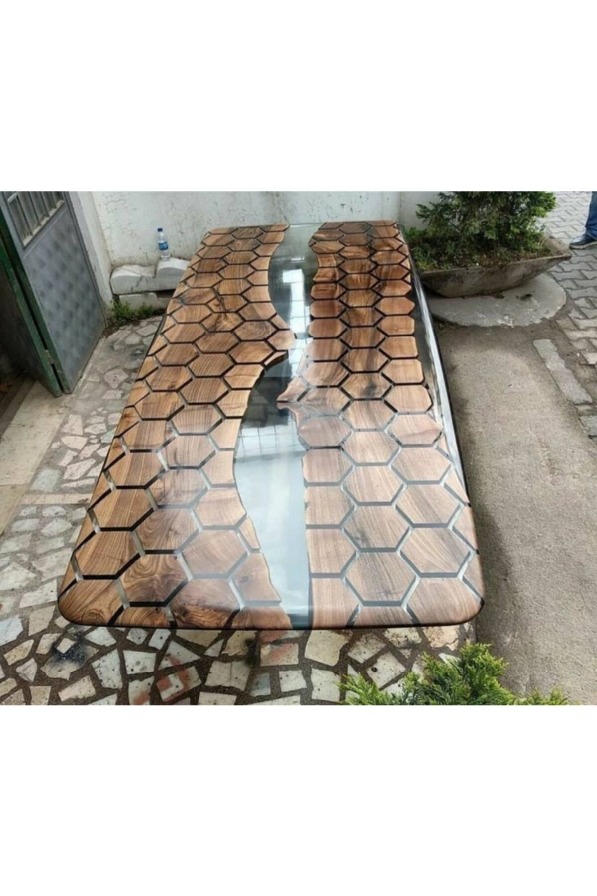 Konyalı Sanat Epoksi Yemek Masası / Dekor Masa