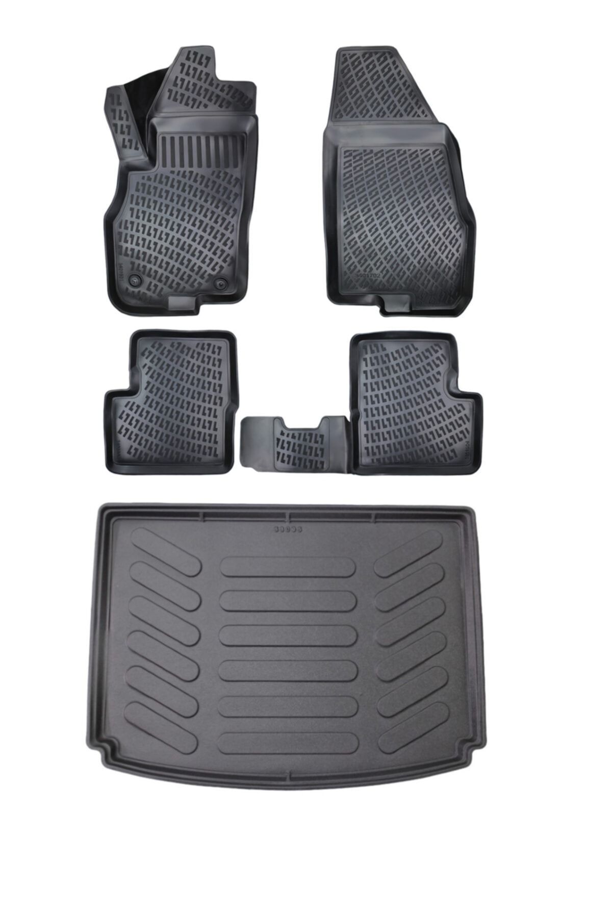Rizline Fiat Punto Evo 2010 Sonrası 3d Havuzlu Paspas + 3d Bagaj Havuzu