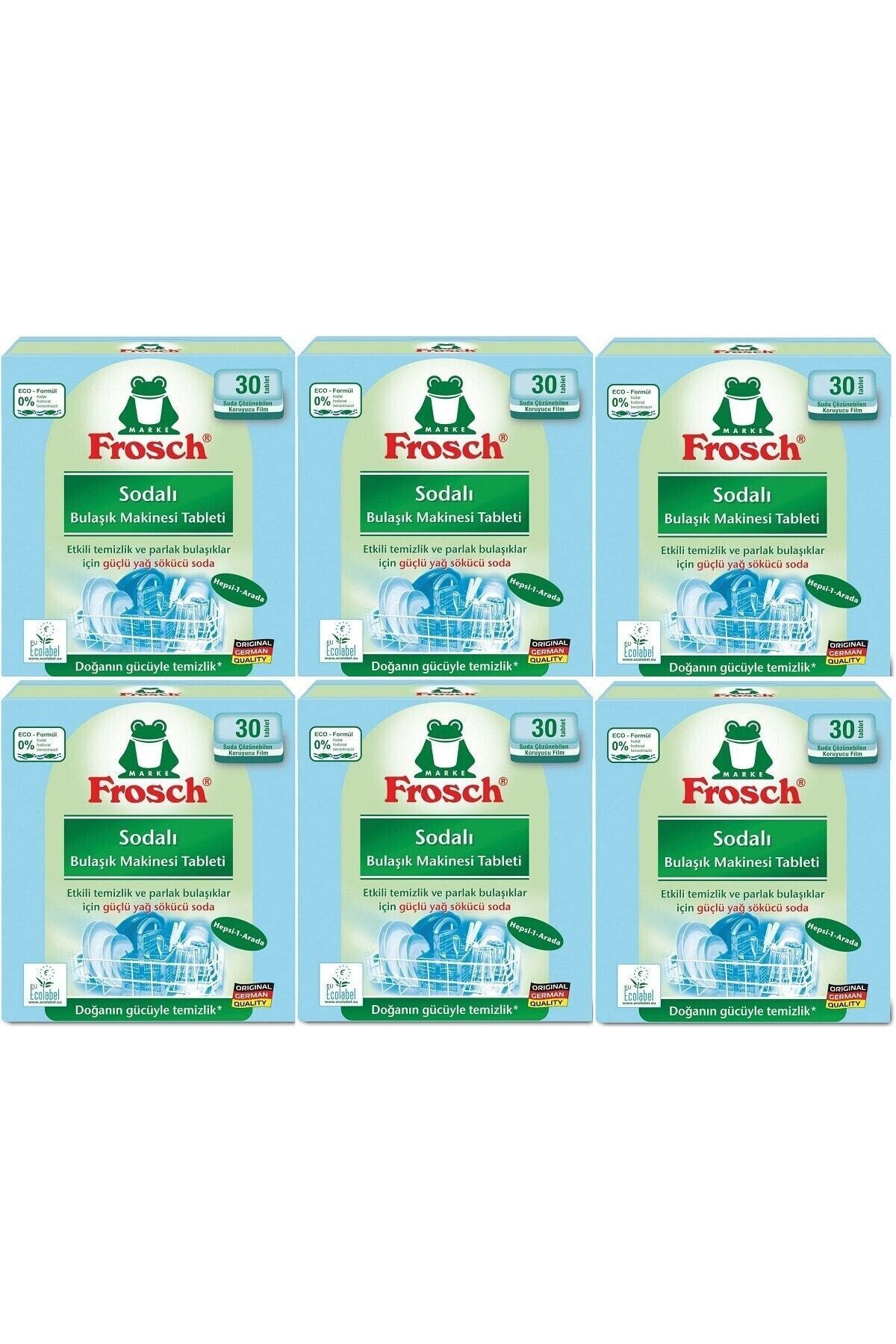 Frosch Sodalı Bulaşık Makinesi Tableti 30 Tablet X 6