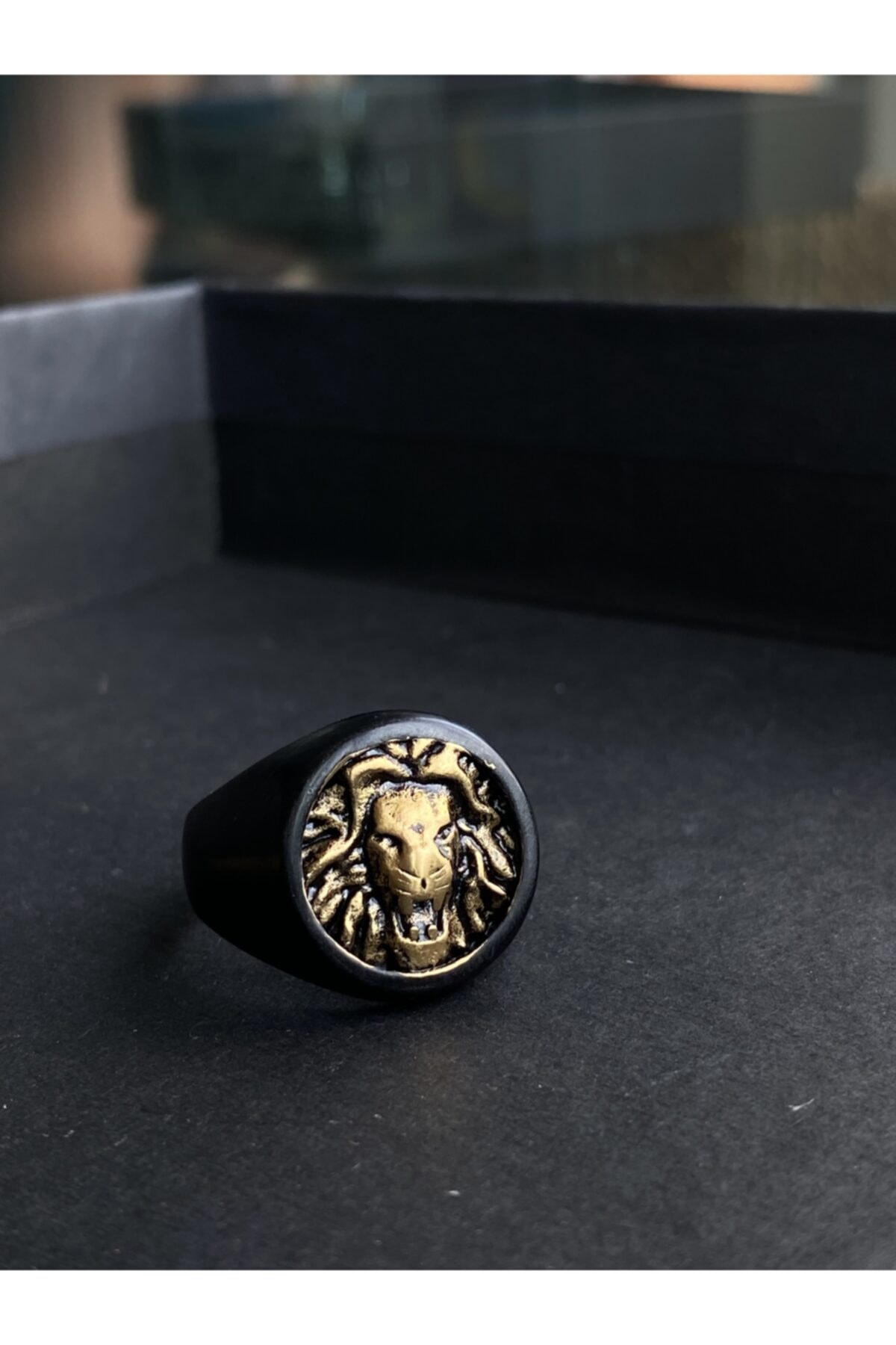 NARNIAN The Aslan Çelik Erkek Yüzük
