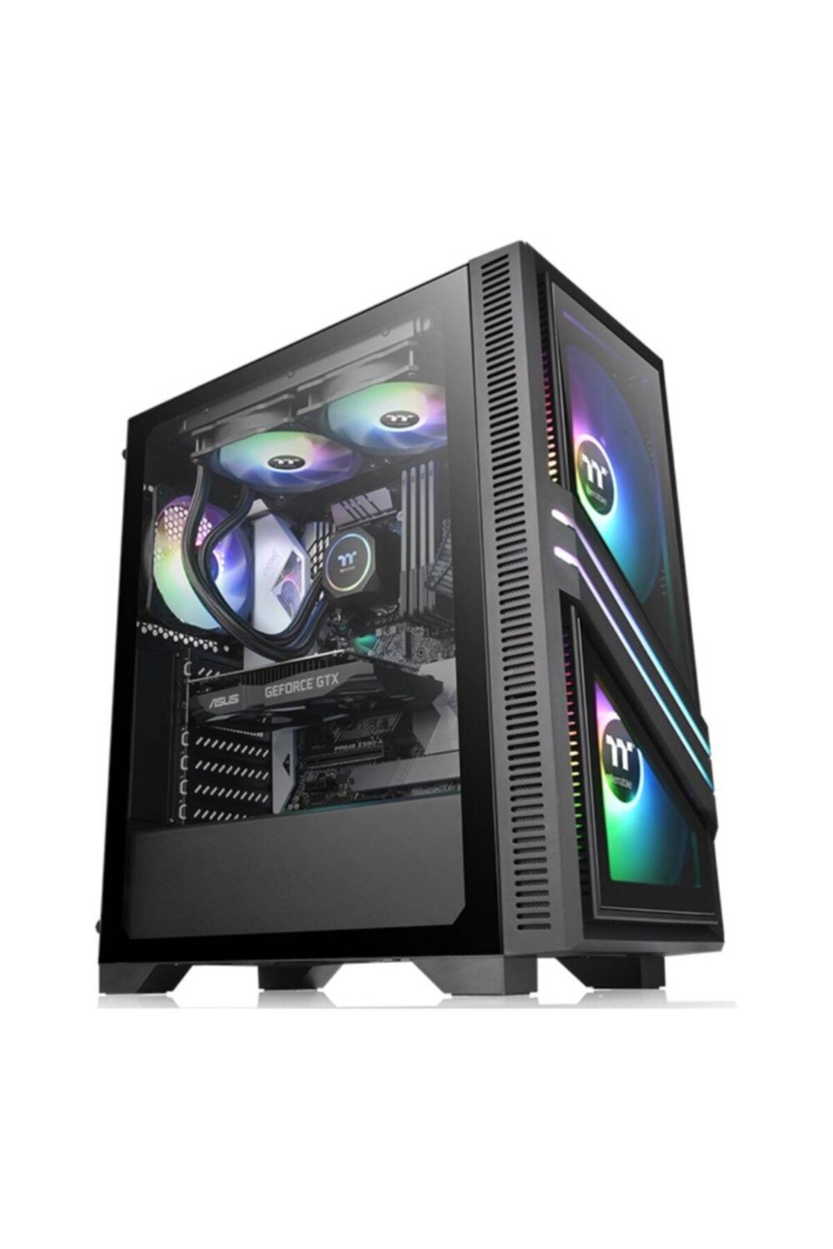 THERMALTAKE Versa T35 650w 80+ Argb 2x140mm Fan Tempered Glass Pencereli Oyuncu Kasası