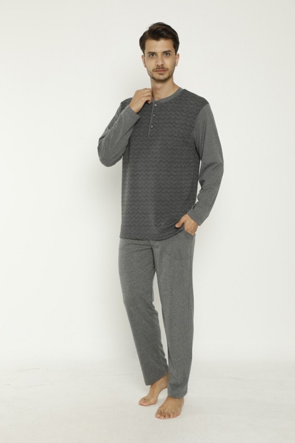 LUSSO 1121Erkek Büyük Beden Pijama Takımı