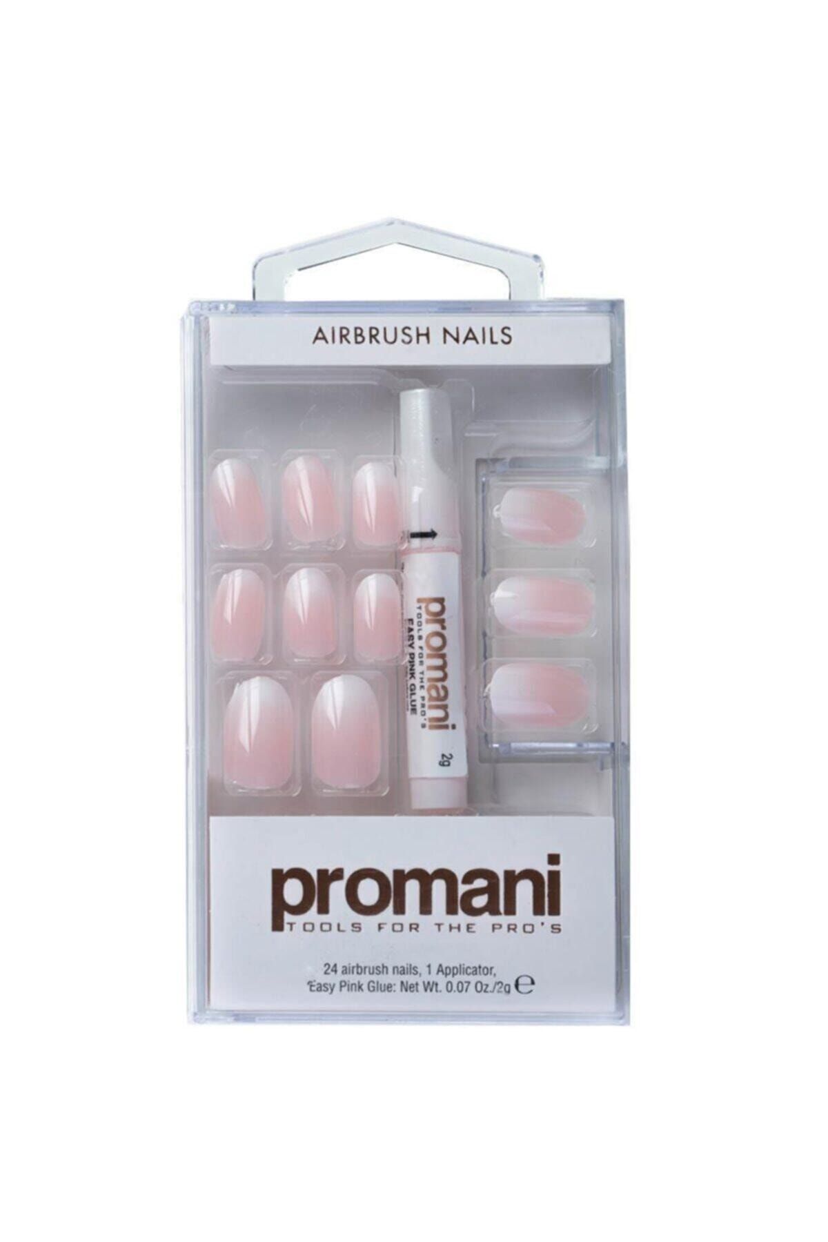 Promani Ombre Pembe Takma Tırnak Kiti