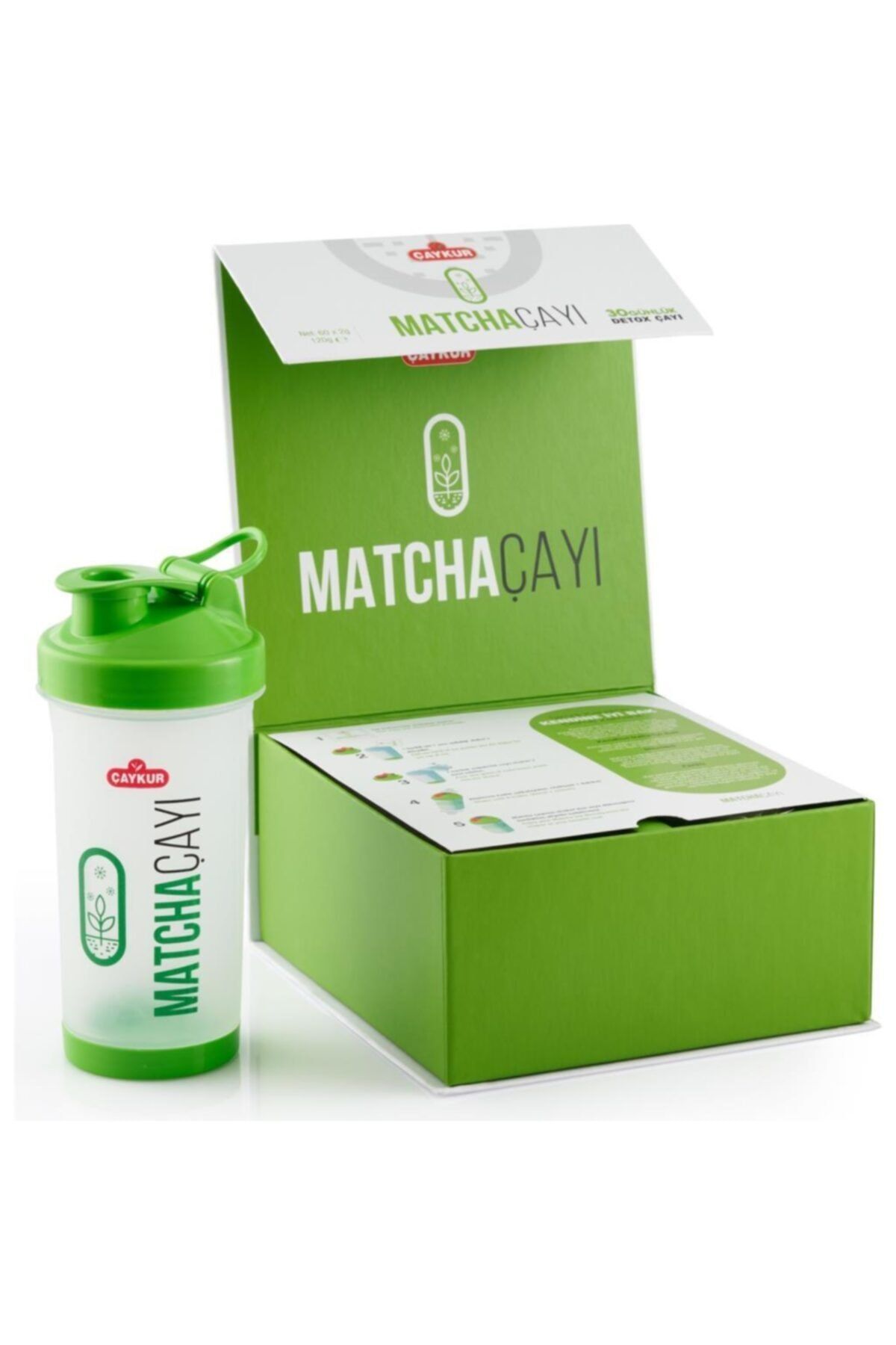 Çaykur Matcha Detox Çayı 30 Günlük 60 Adet X 2 gr