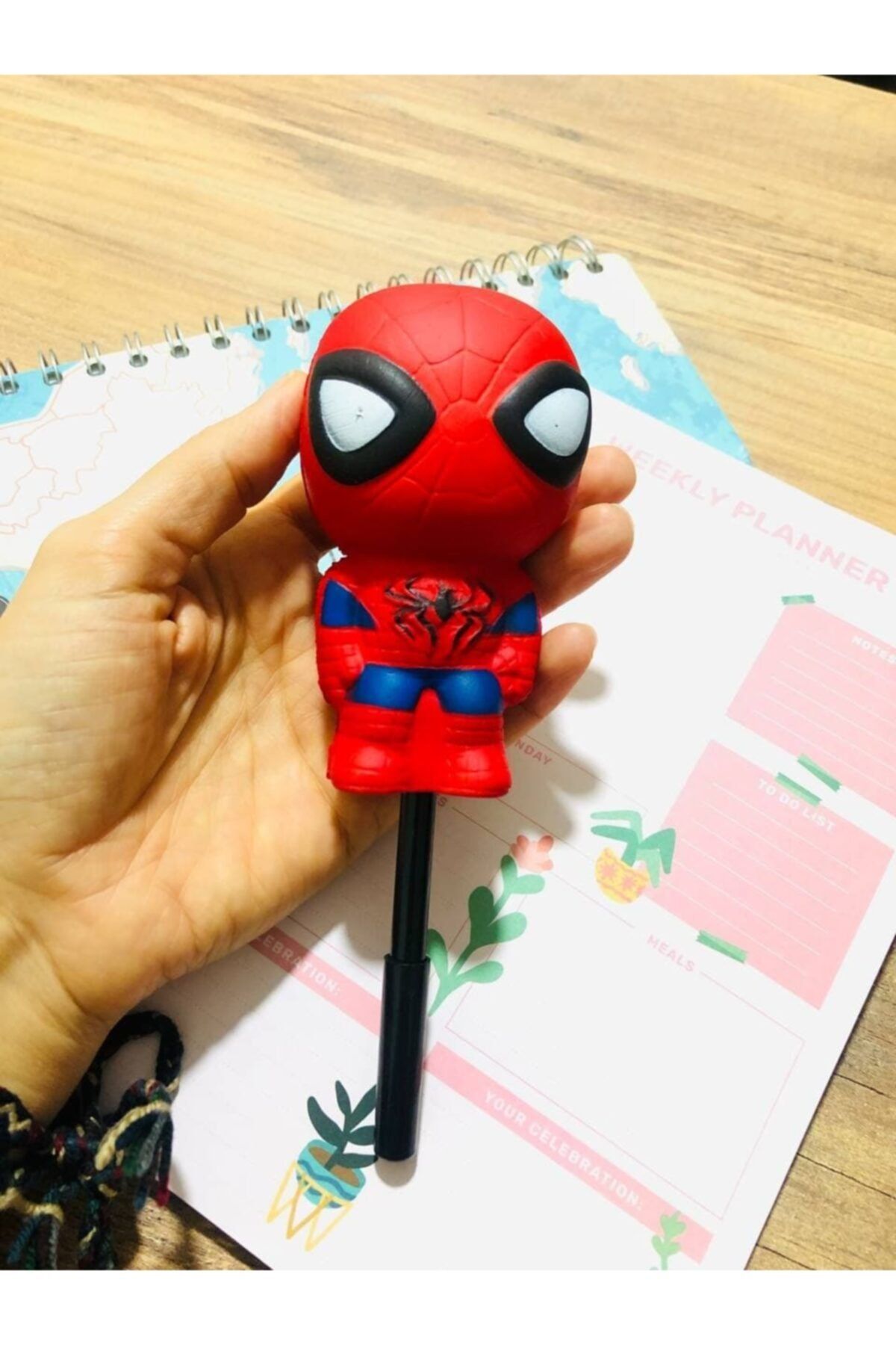 Adil Baba Sevimli Squishy Jel Kalem 0,5 mm Siyah Mürekkepli