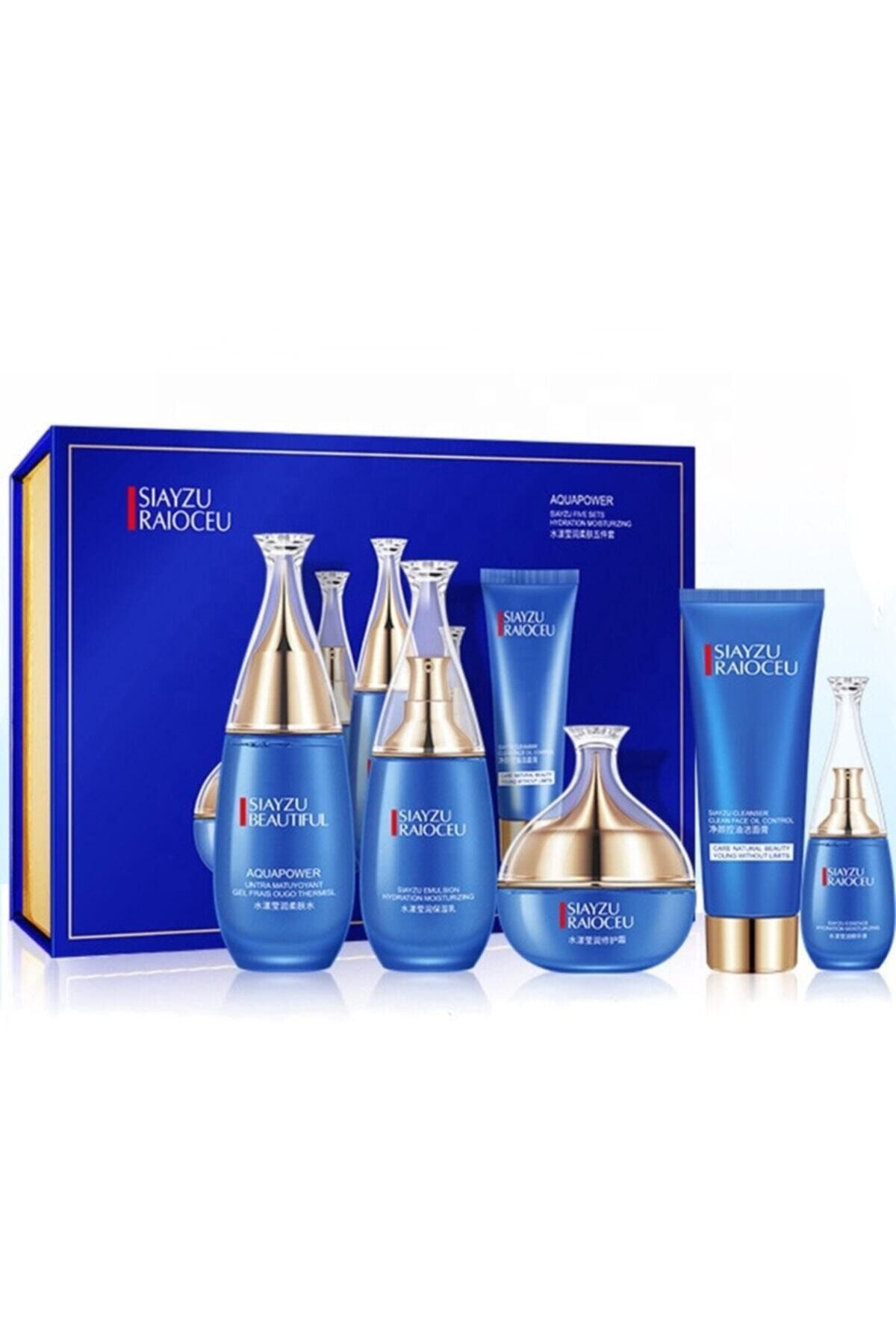 SIAYZU ® Cilt Bakım Seti Glossy Premium Tonik Nemlendirici Onarıcı Temizleyici Losyon Özel Kutulu