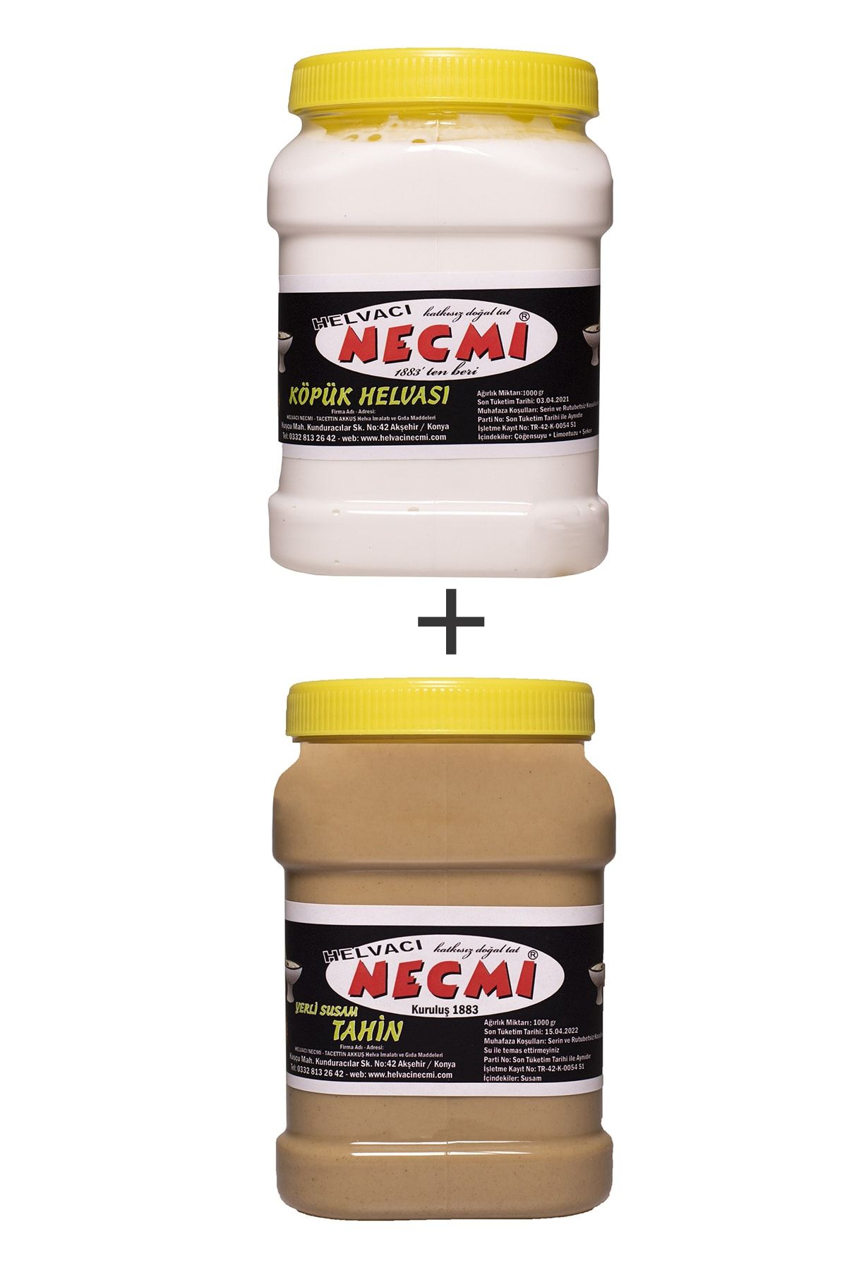 Helvacı Necmi Köpük Helva Ve Esmer Tahin 1 Kg
