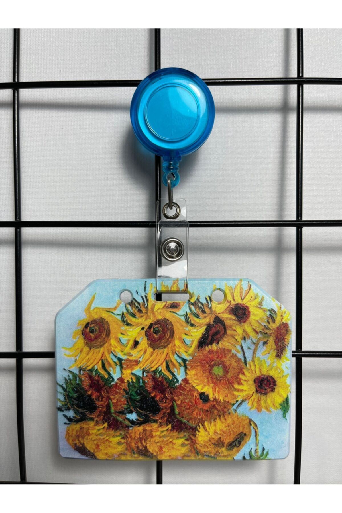ESC Van Gogh Ayçiçeği Yan Yaka Kart Kılıfı