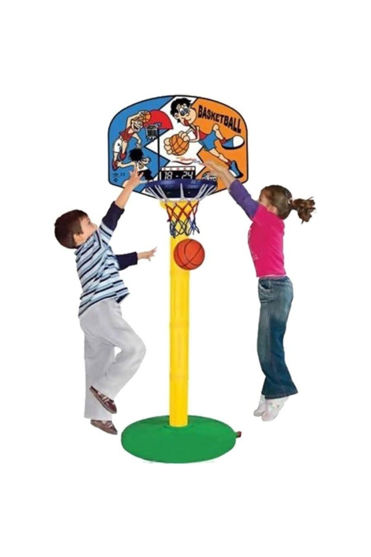 Man10ya Pilsan Süper Basketbol Seti Ayaklı