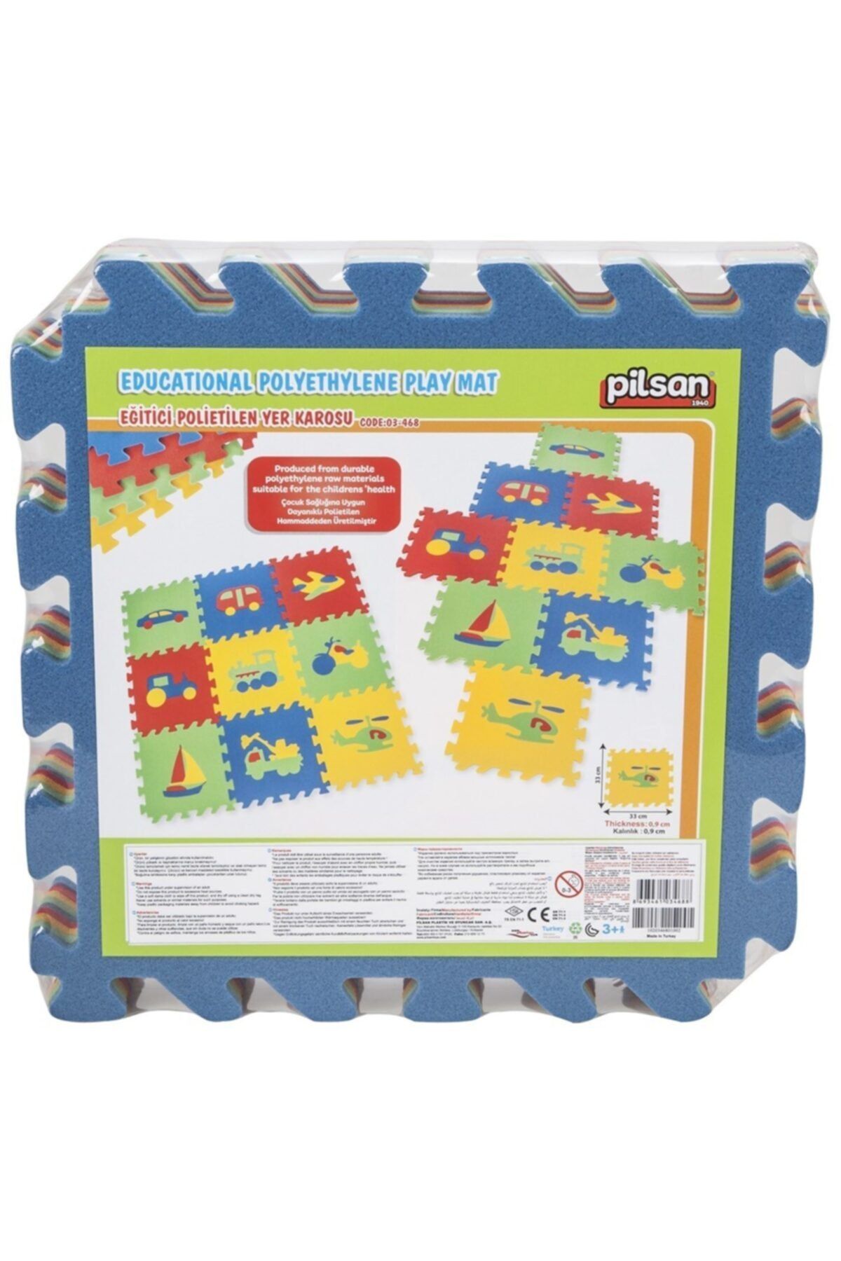 PİLSAN Poly Rakamlı Yer Karosu (33x33) 7mm