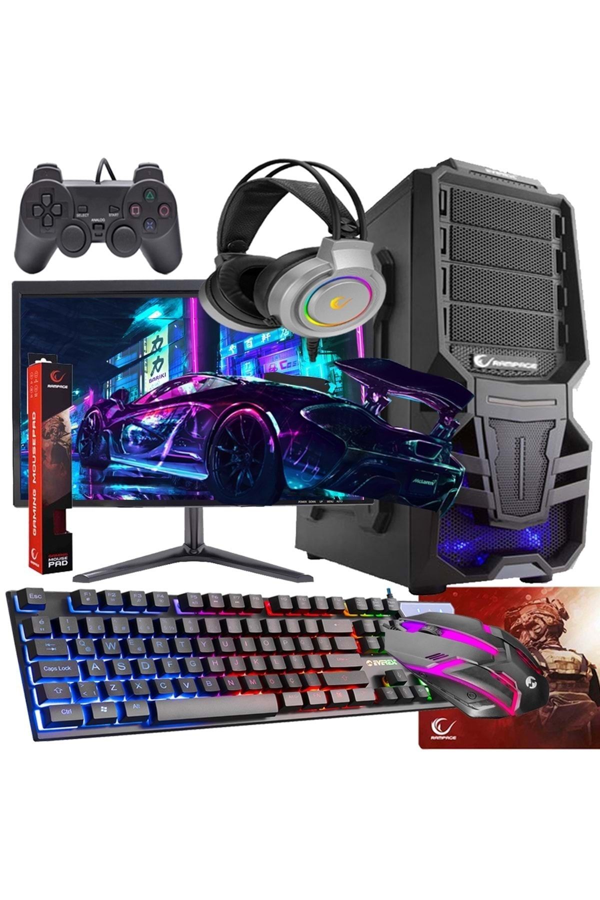 WARBOX King I5-2400 8gb Ram 120gb Ssd 320gb Hdd R5 230 2gb 21.5\