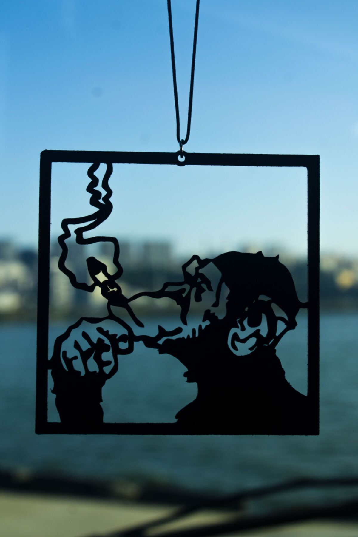 visco professional tools (metal) Smokıng Monkey Araba Süsü Metal Araç Içi Dikiz Aynası Süsü Dekorasyon