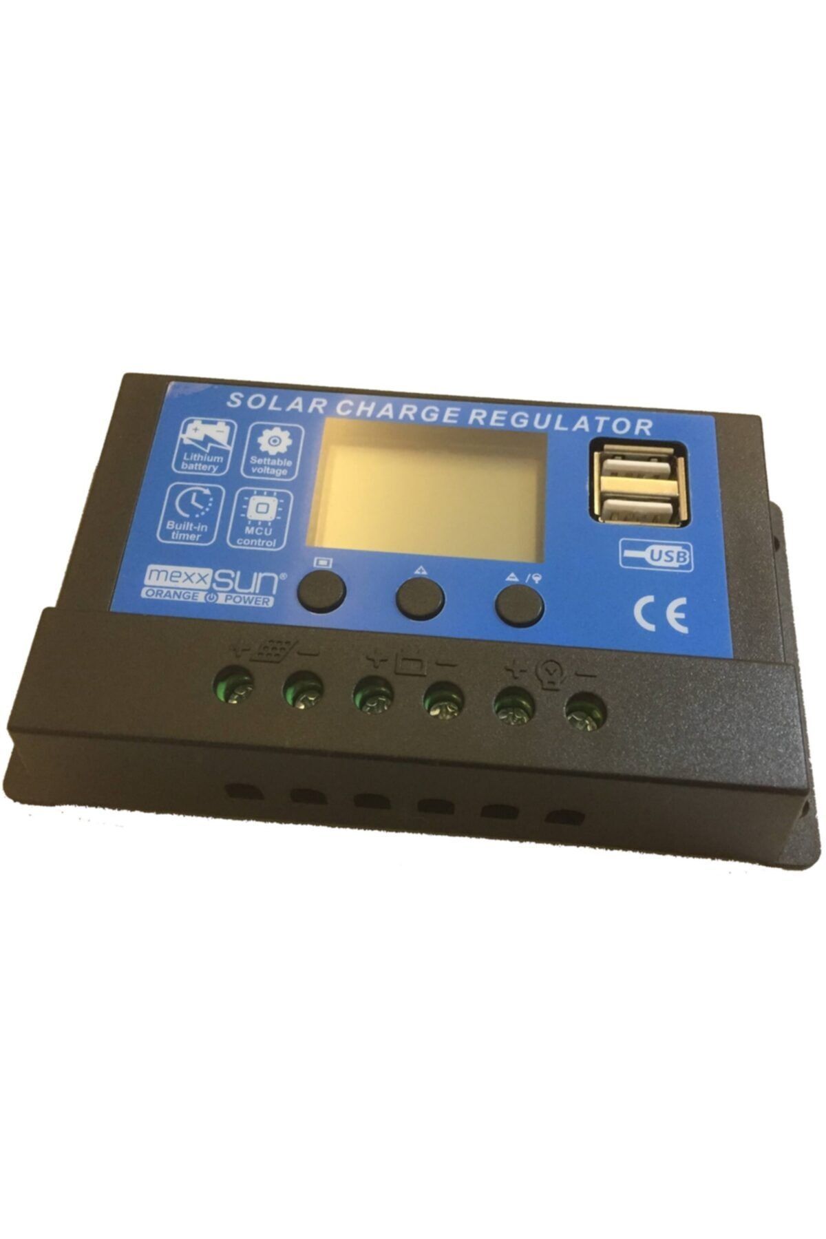 MEXXSUN Güneş Paneli Akü Şarj Kontrol Cihazı 10 Amper-12v 24v