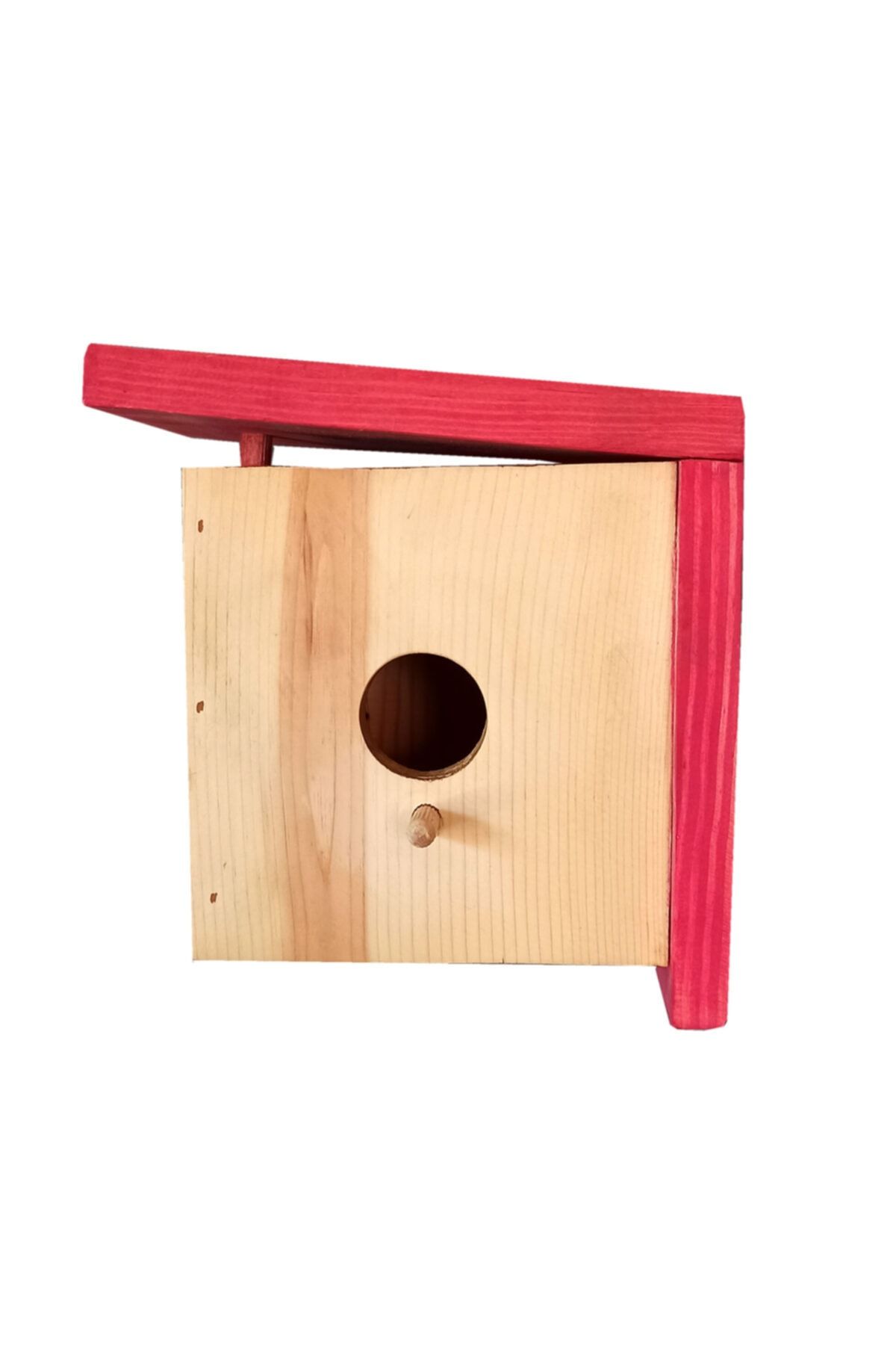 MimAhşap Minimal Kare Ahşap Kuş Evi, Açılabilir Çatı, Bahçe/balkon Dekorasyonu