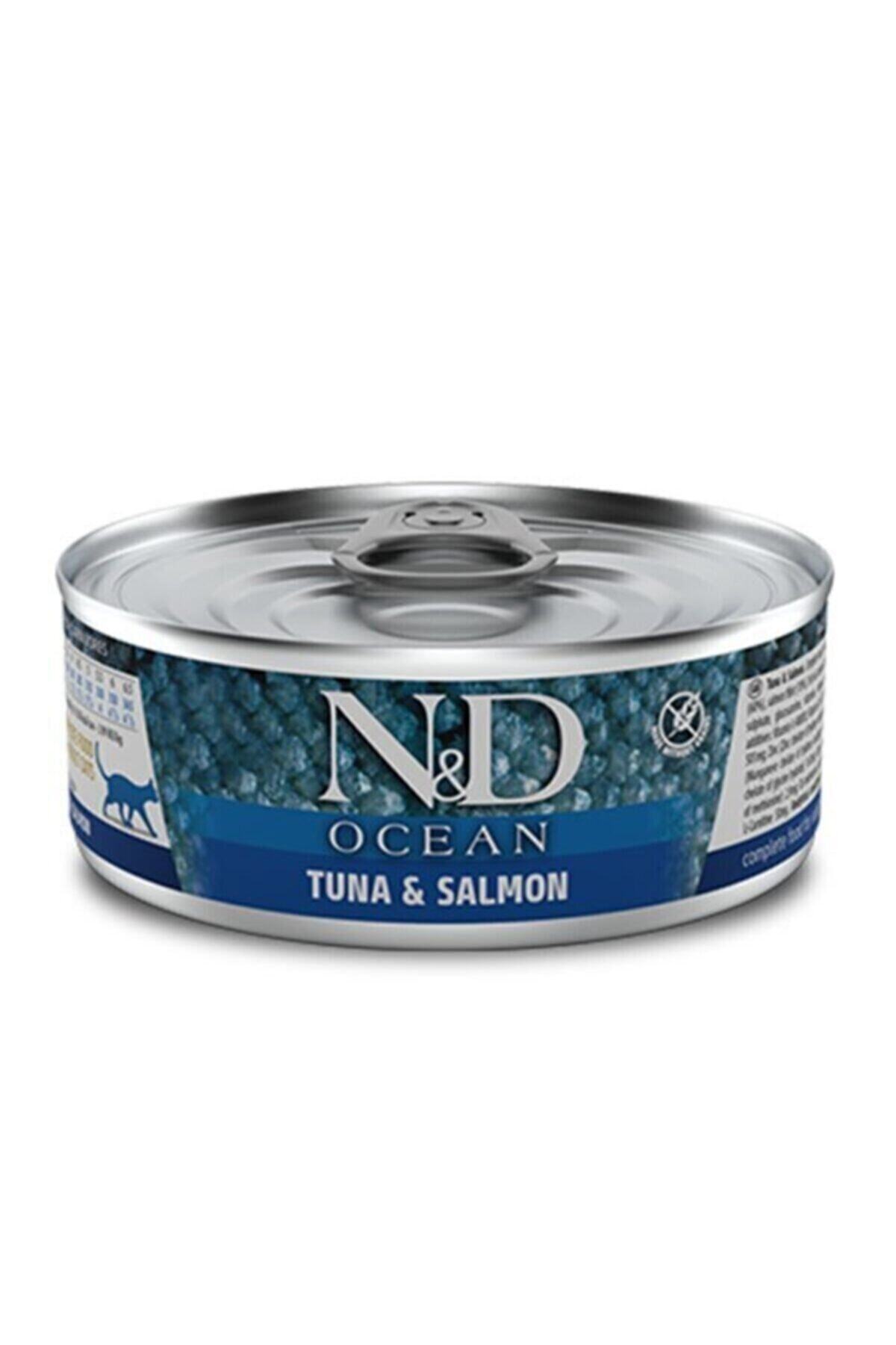 N&D Neo Pet Market Nd Ocean Ton Balığı Ve Somonlu Kedi Konservesi 80 Gr X 3 Adet