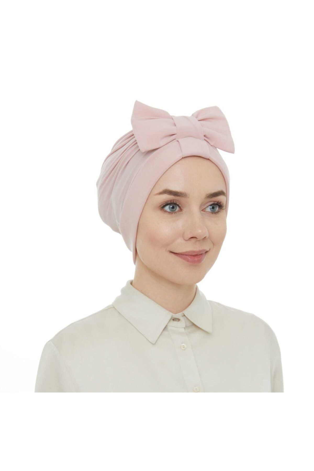 BAŞEL STORES - Fiyonklu Çift Yönlü Çapraz Dış Bone-açık Pudra