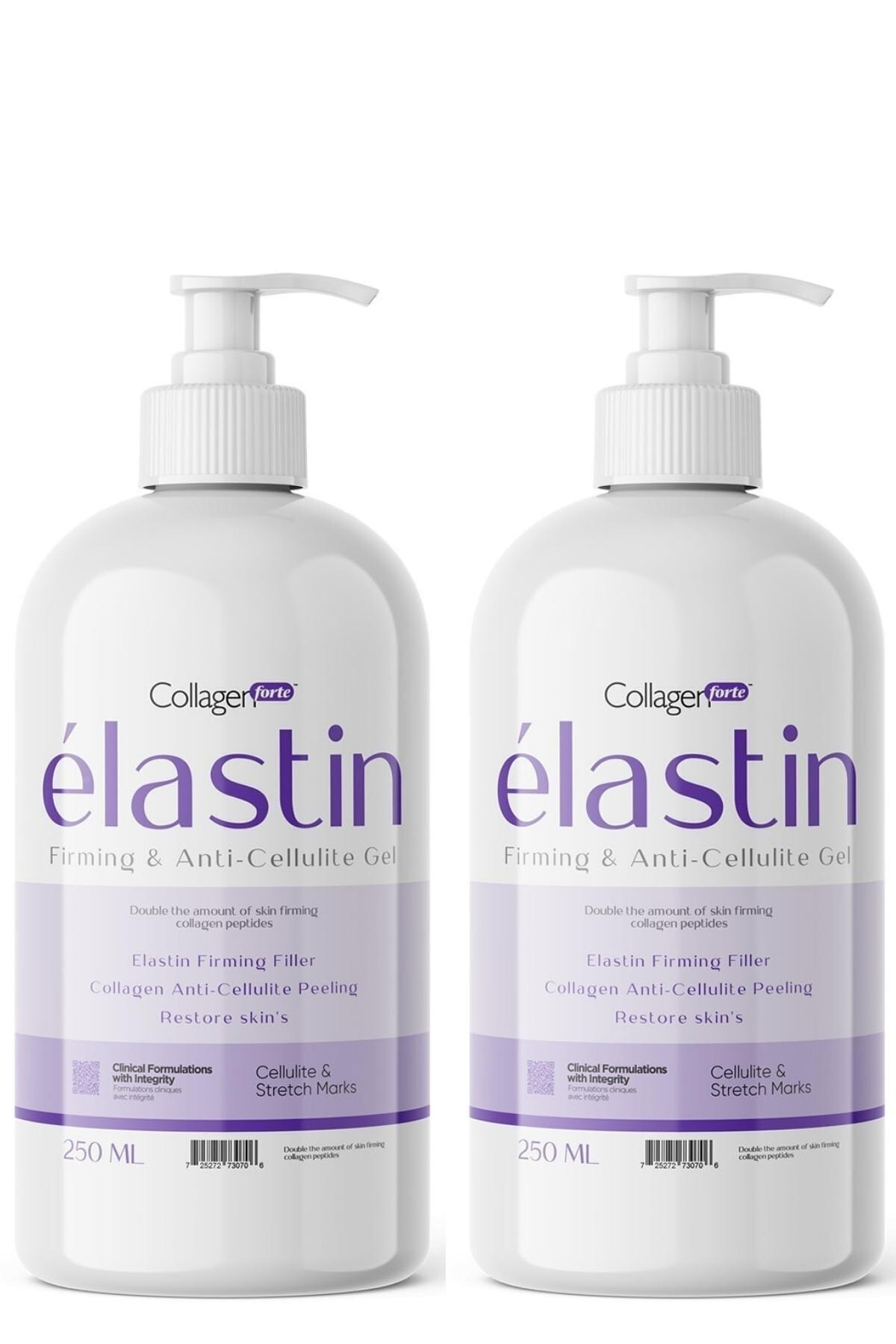 Collagen Forte Elastin Selülit Ve Çatlak Karşıtı Jel 2 X 250 Ml Set