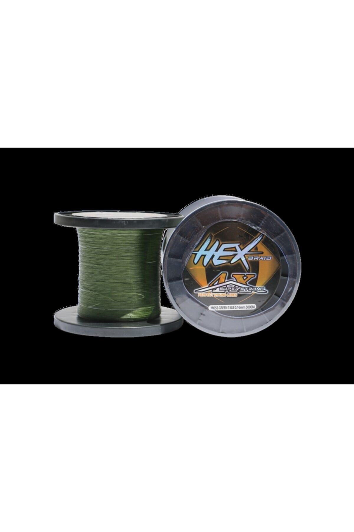 Fujin Hex Braid 4x 5000mt Moss Green Bobin Ip Misina