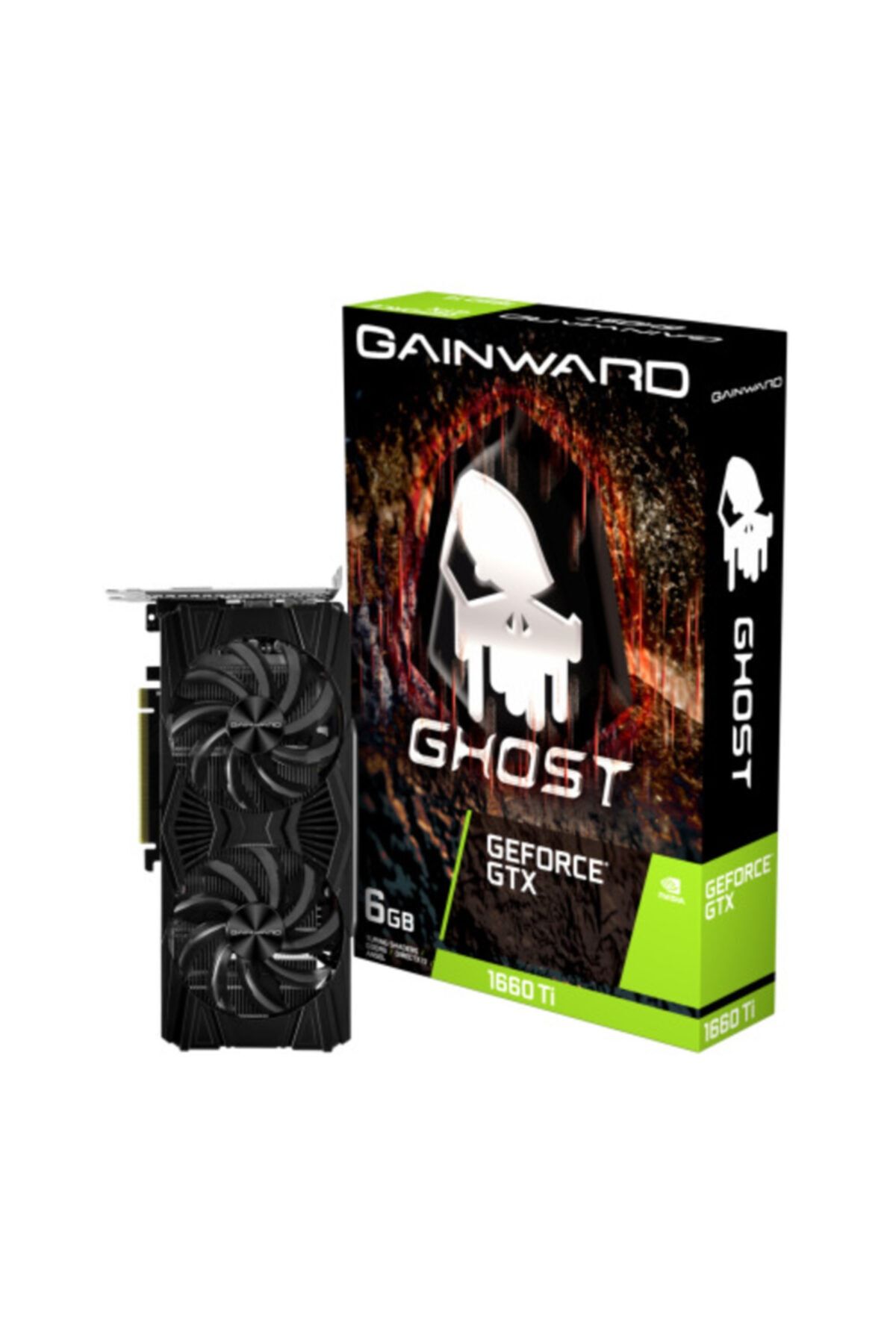 gainward Gaınward Ghost Ne6166t018j9-1160l Gtx1660tı Lhr 6gb Gddr6, 192bıt, 2xfan, 1xdp, Ekran Kartı