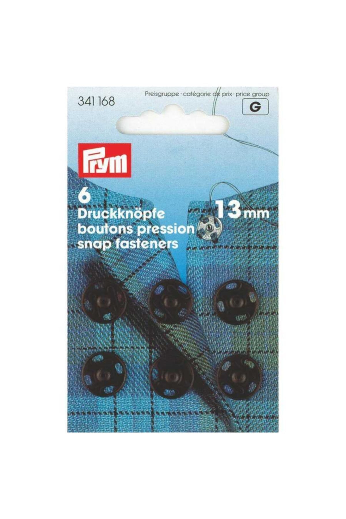Prym 341168 Çıt Çıt Dikmeli 13 mm