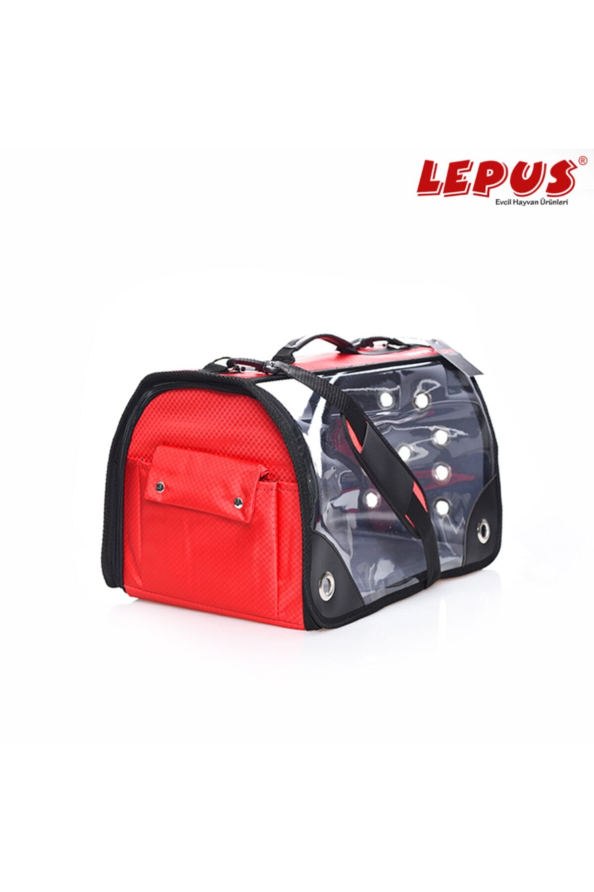 Lepus Şeffaf Fly Bag Çanta - Pembe - Large Boy