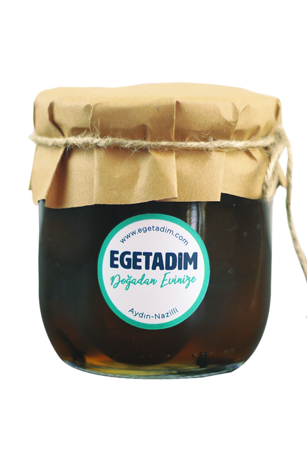 EGETADIM Ev Yapımı Katkısız Geleneksel Ham Yeşil Incir Reçeli 450 Gr.