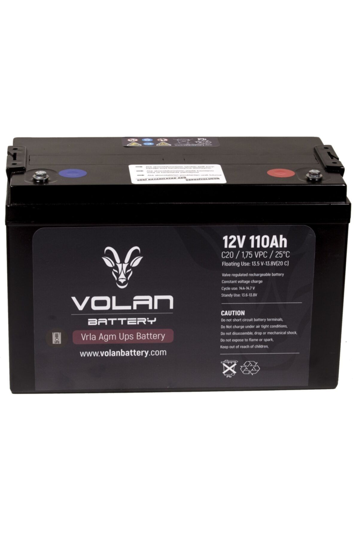Volan Battery 12 Volt 110 Amper Kuru Akü
