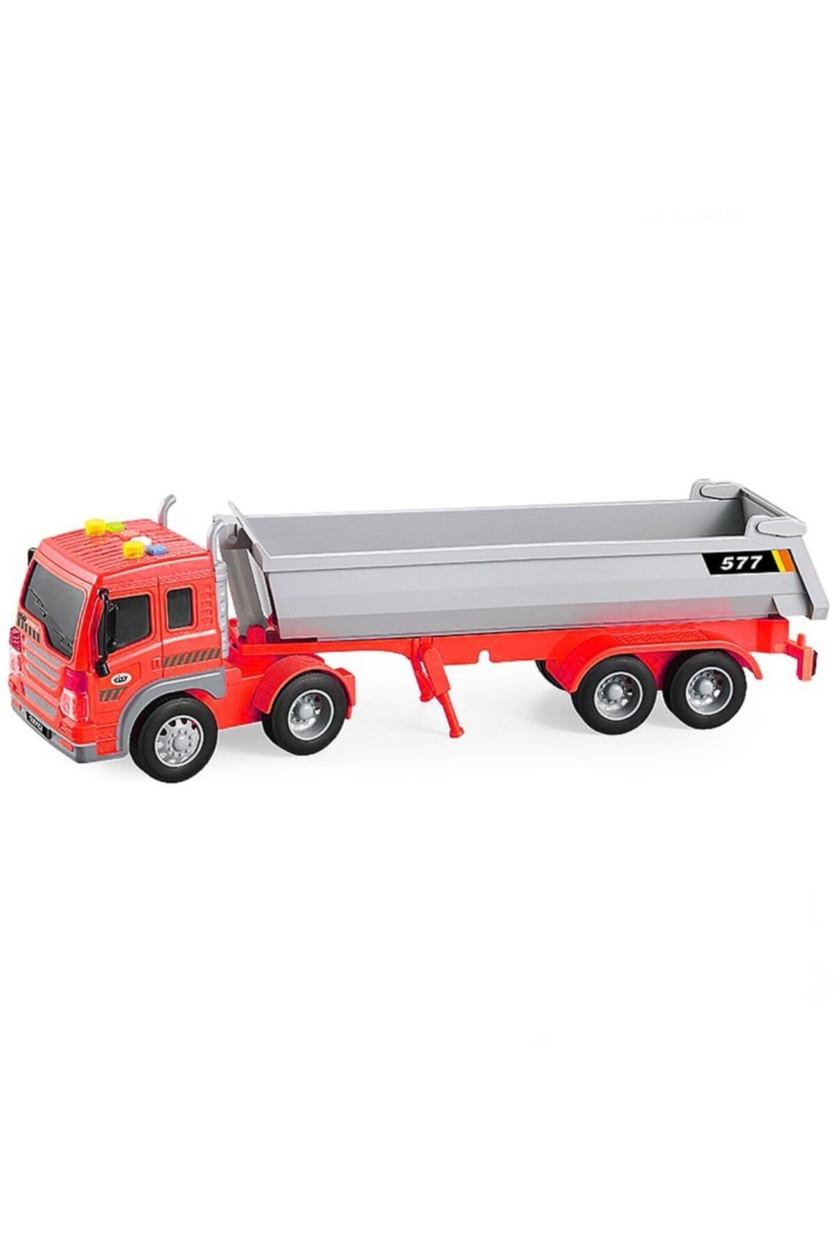 Beyaz At Yılın Ilk Fırsatları - 1:16 City Service Sesli Ve Işıklı Damperli Kamyon Wy577 - ™ ®