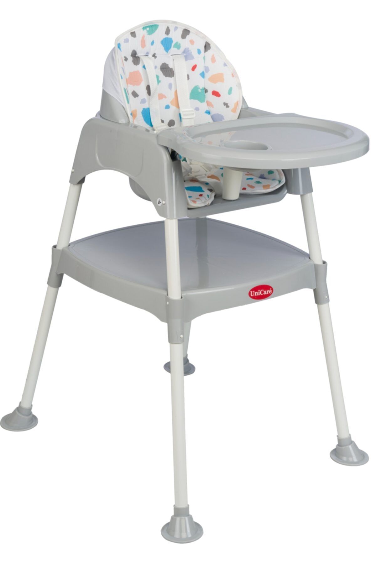 UniCare Mama Sandalyesi gri 3in1  Çalışma Masalı