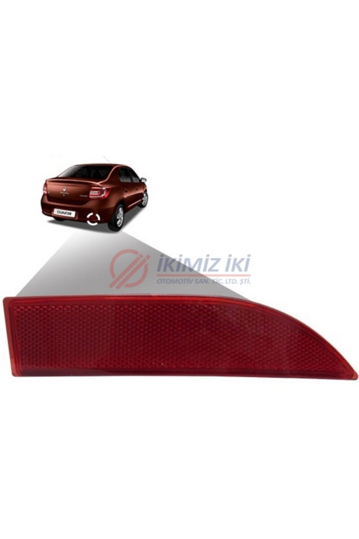 parcafix Arka Tampon Reflektörü Sag Clio Symbol 2013 -