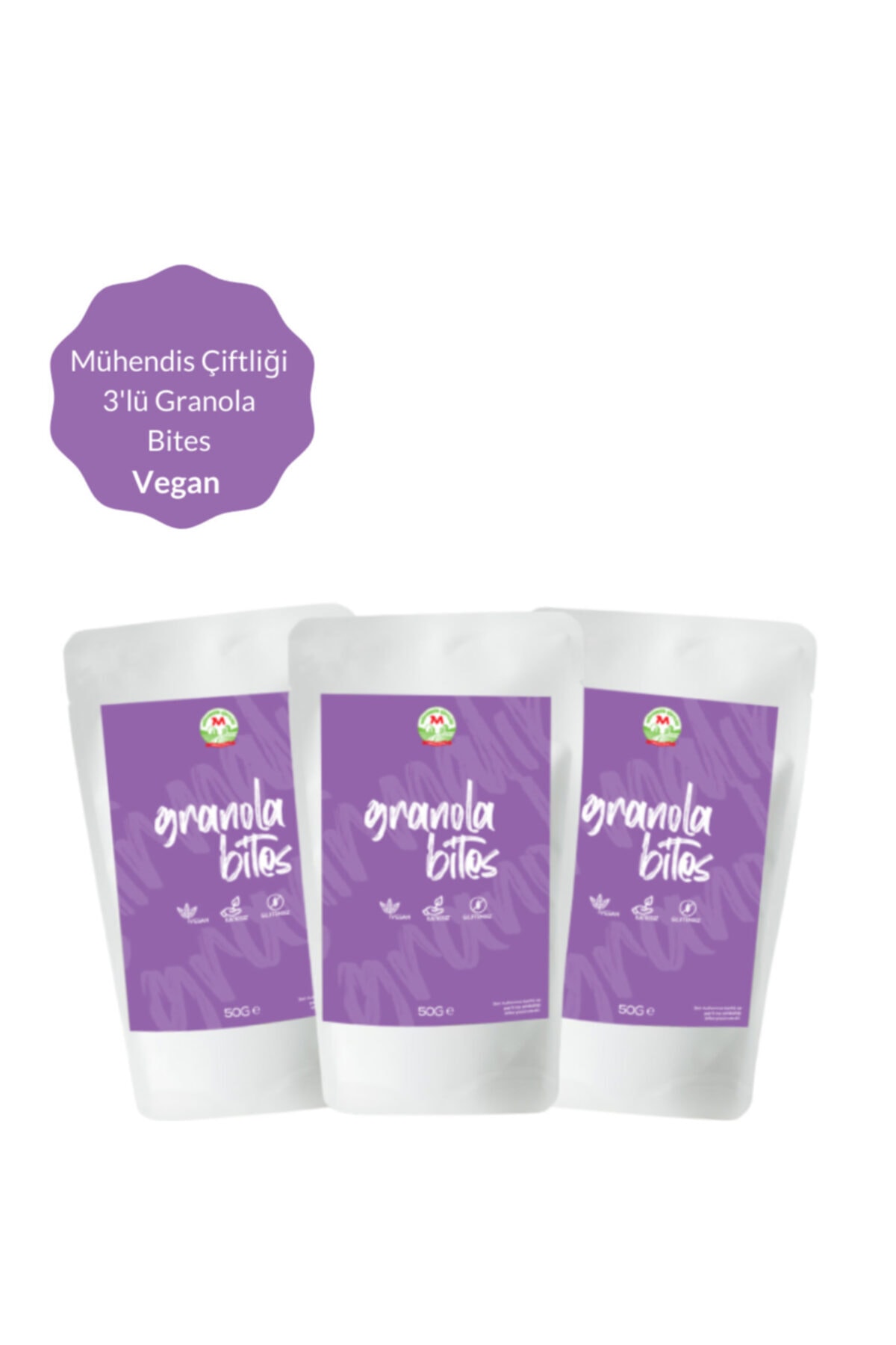 Mühendis Çiftliği 3'lü Granola Bites