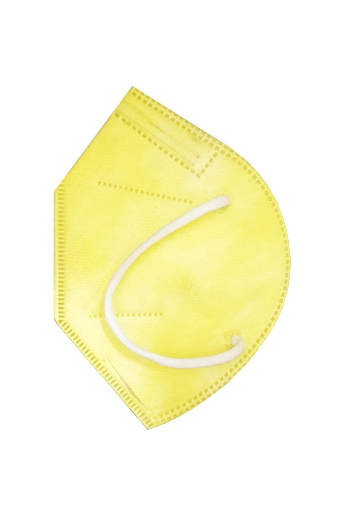 Mypacex Ffp2 Koruyucu Maske Çiçekli 10 Adet Sarı