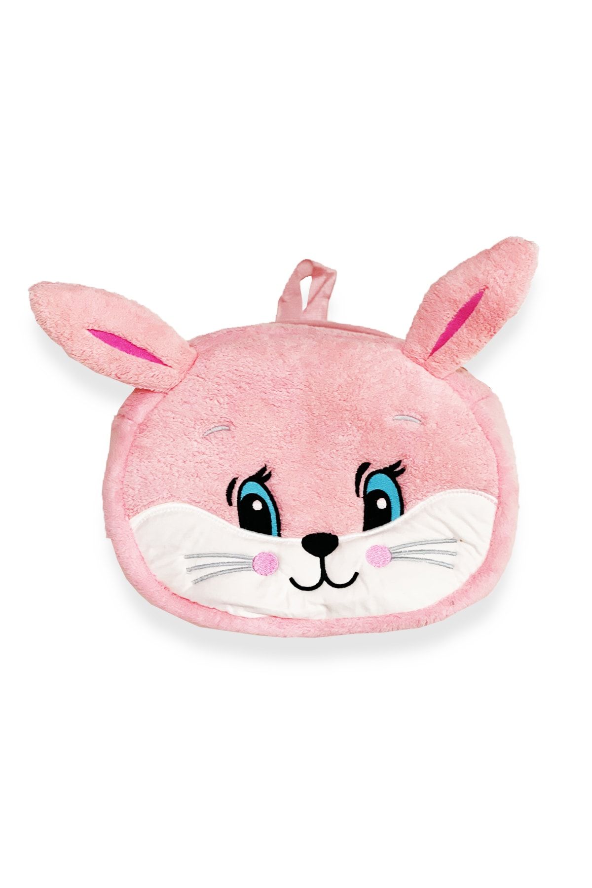panduff Sevimli Kedi Figürlü Yumuşak Peluş Çocuk Çanta Pembe
