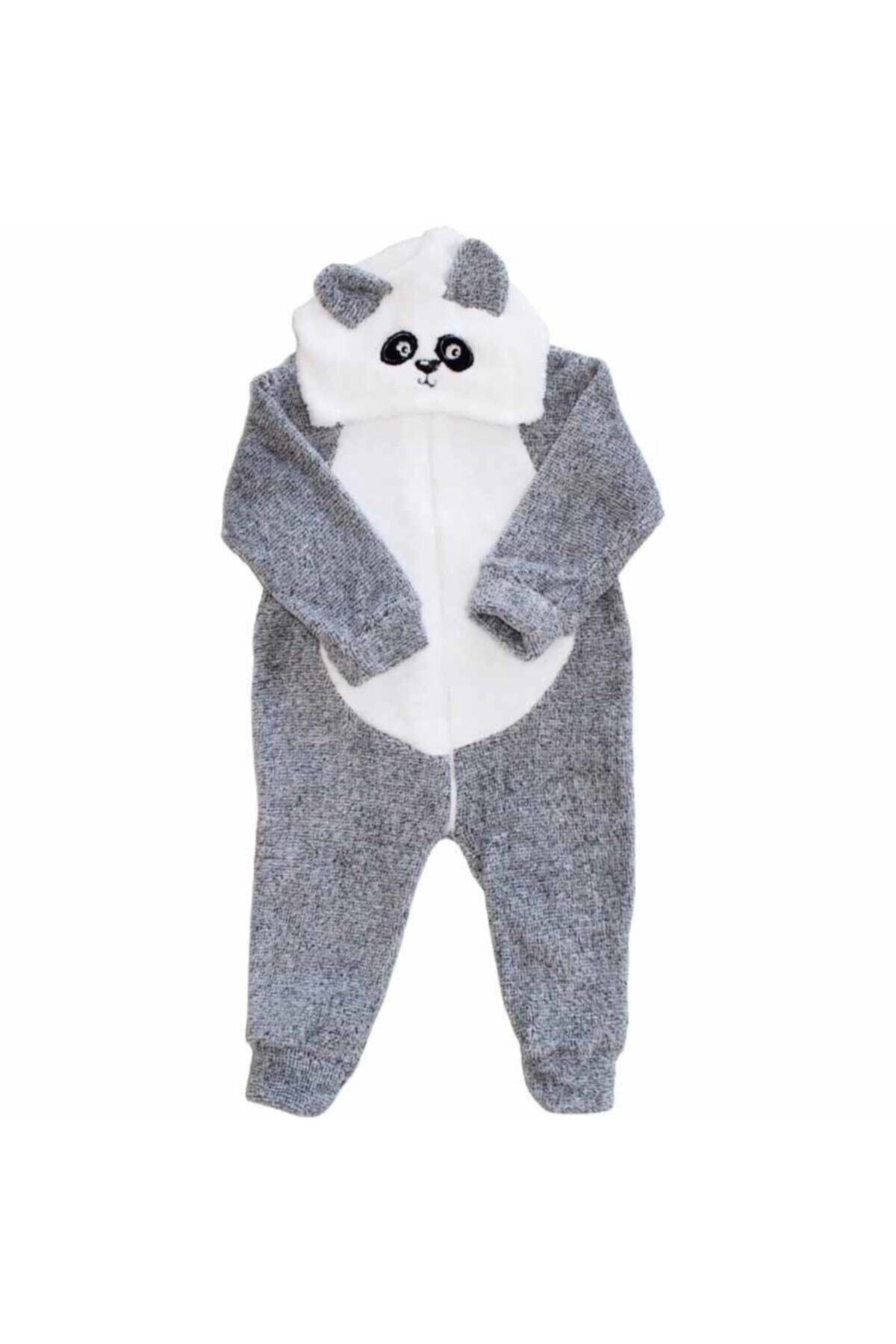 Bebesev Baby Panda Fermuarlı Welsoft Kumaş Bebe Uyku Tulumu