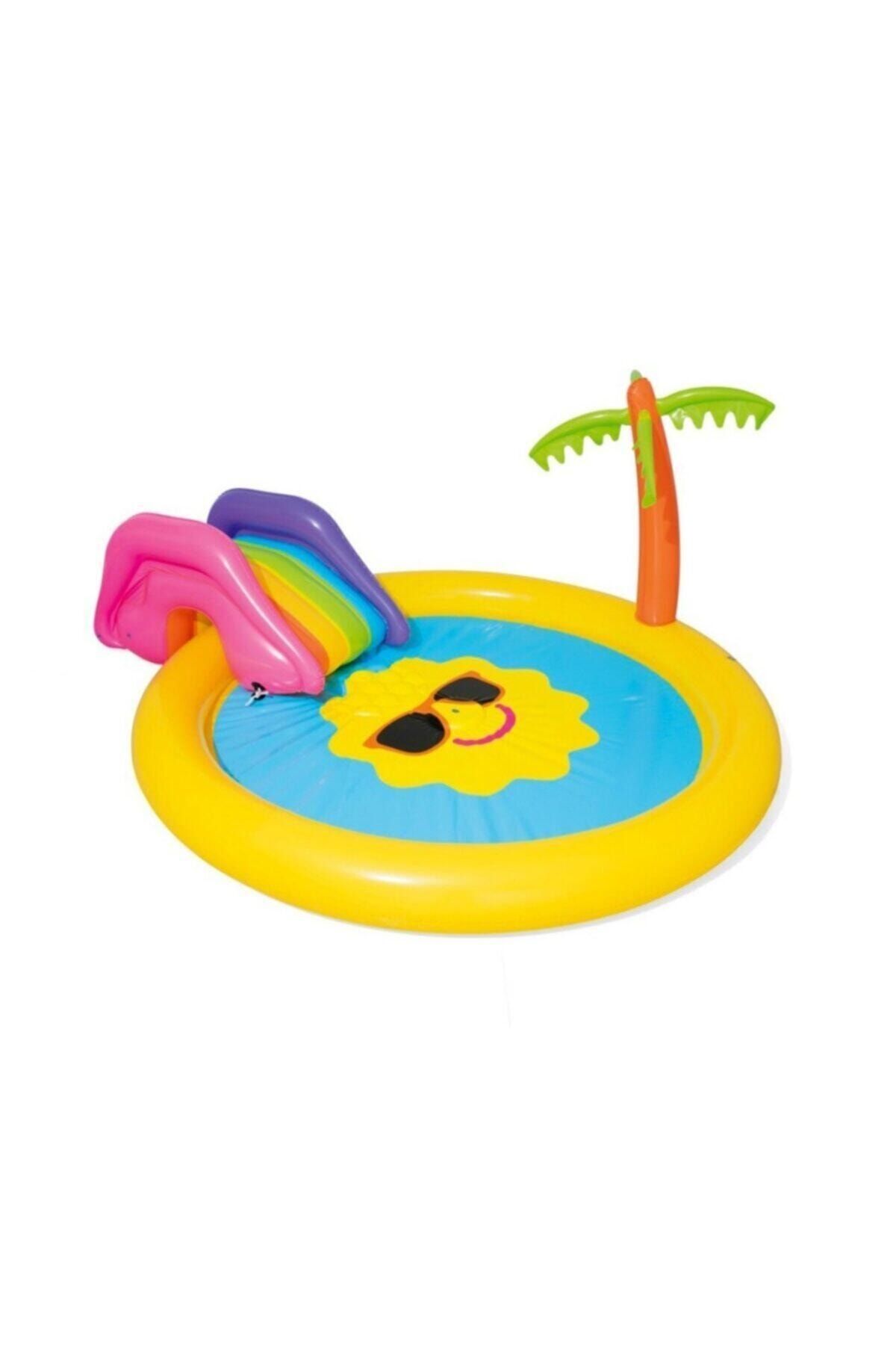 BESTWAY Ada Kaydıraklı Şişme Çocuk Havuzu 237x231 cm 53071