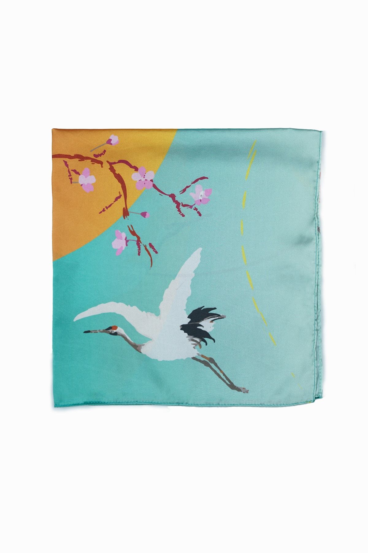 Knidos Butik Mibi Design Sukai Turna Desenli Fular / Bandana