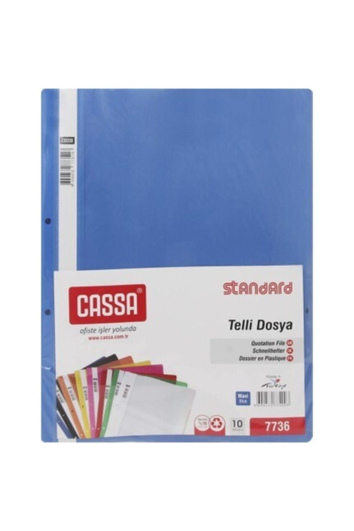 Cassa 10'lu Telli Dosya (mavi)