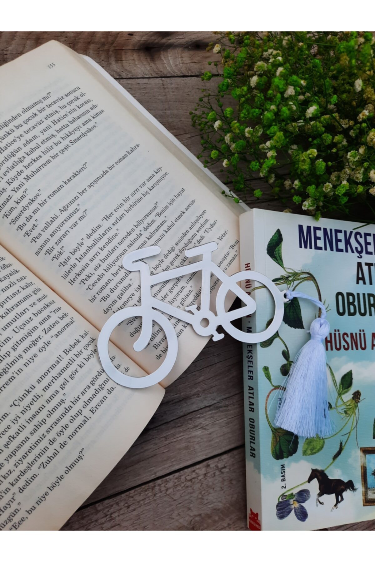 Jewelizm Metal Kitap Ayracı Bisiklet