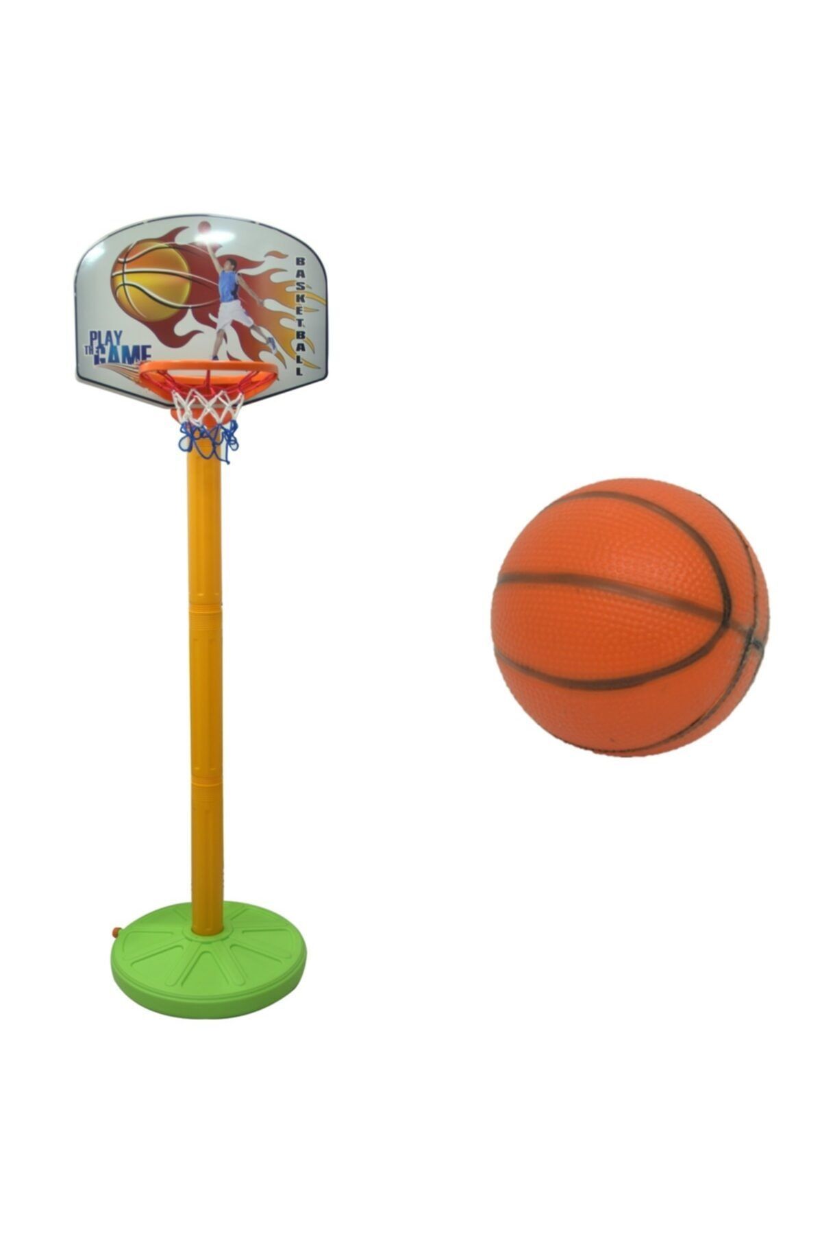 PİLSAN Süper Ayaklı Basketbol Seti. - Beyaz At