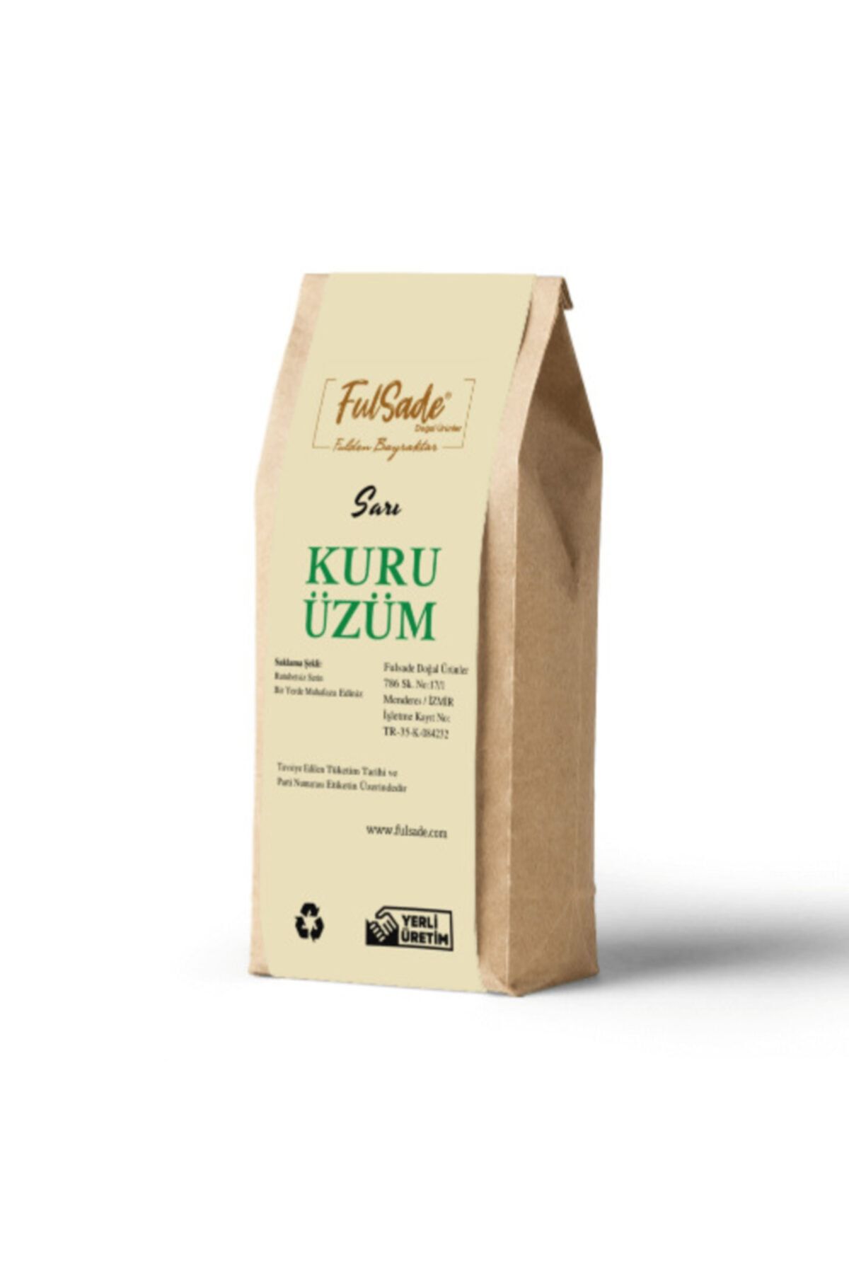 Fulsade Kuru Üzüm / Sarı 2000-gr