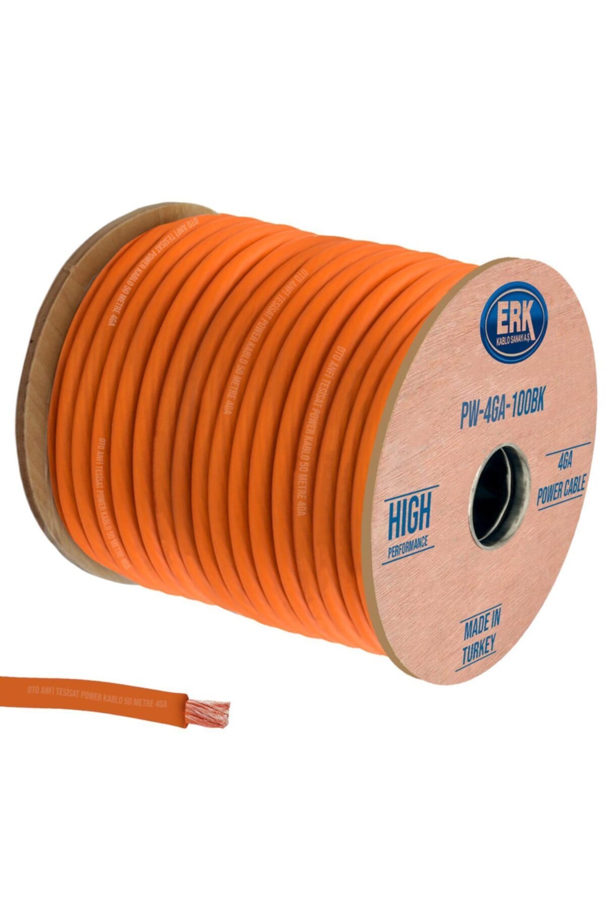 CABLEMASTER Oto Anfi Tesisat Kablosu Silikon 4ga 50mt Erk Yerli
